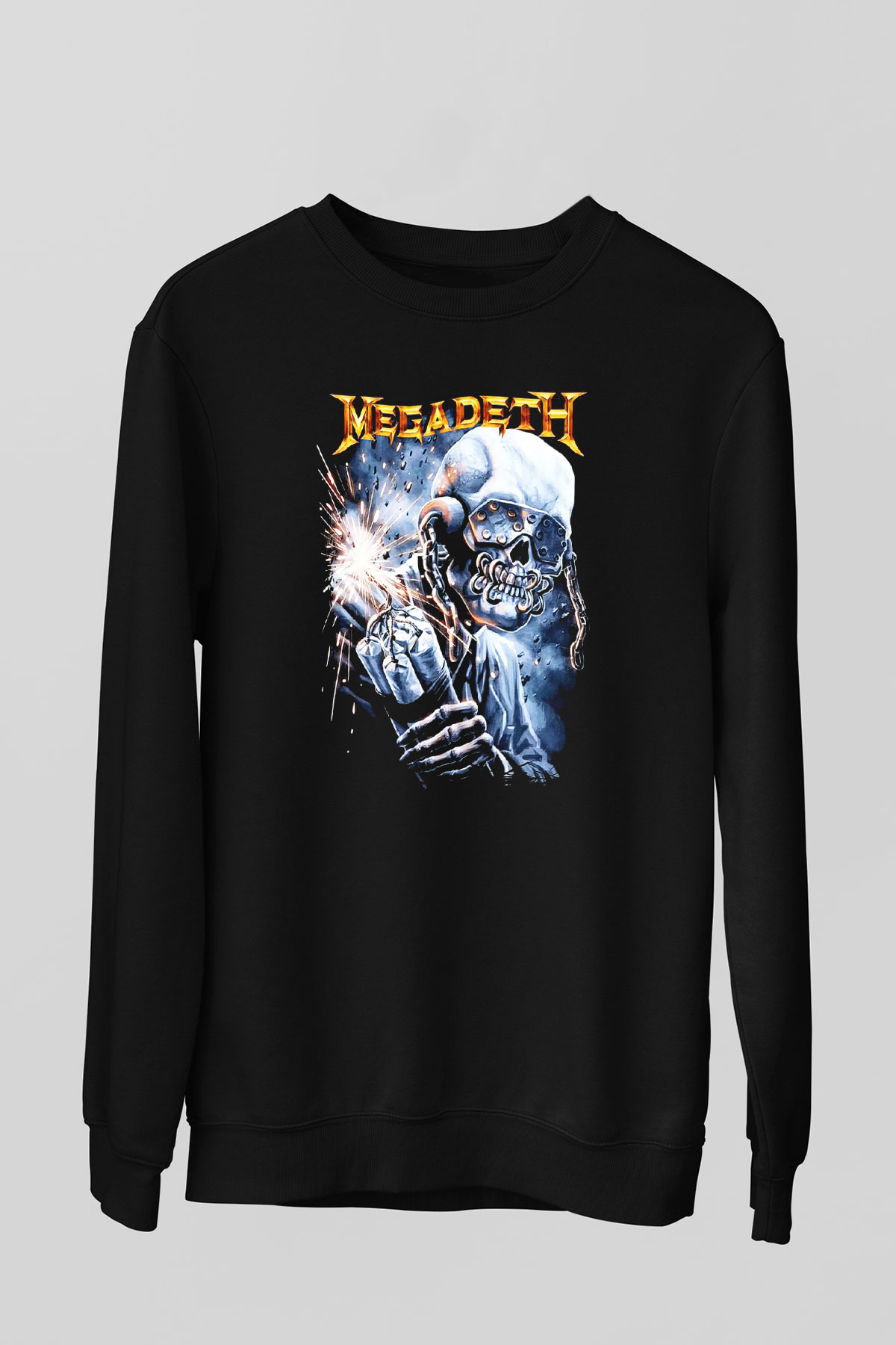 Megadeth Siyah Unisex Sweatshirt