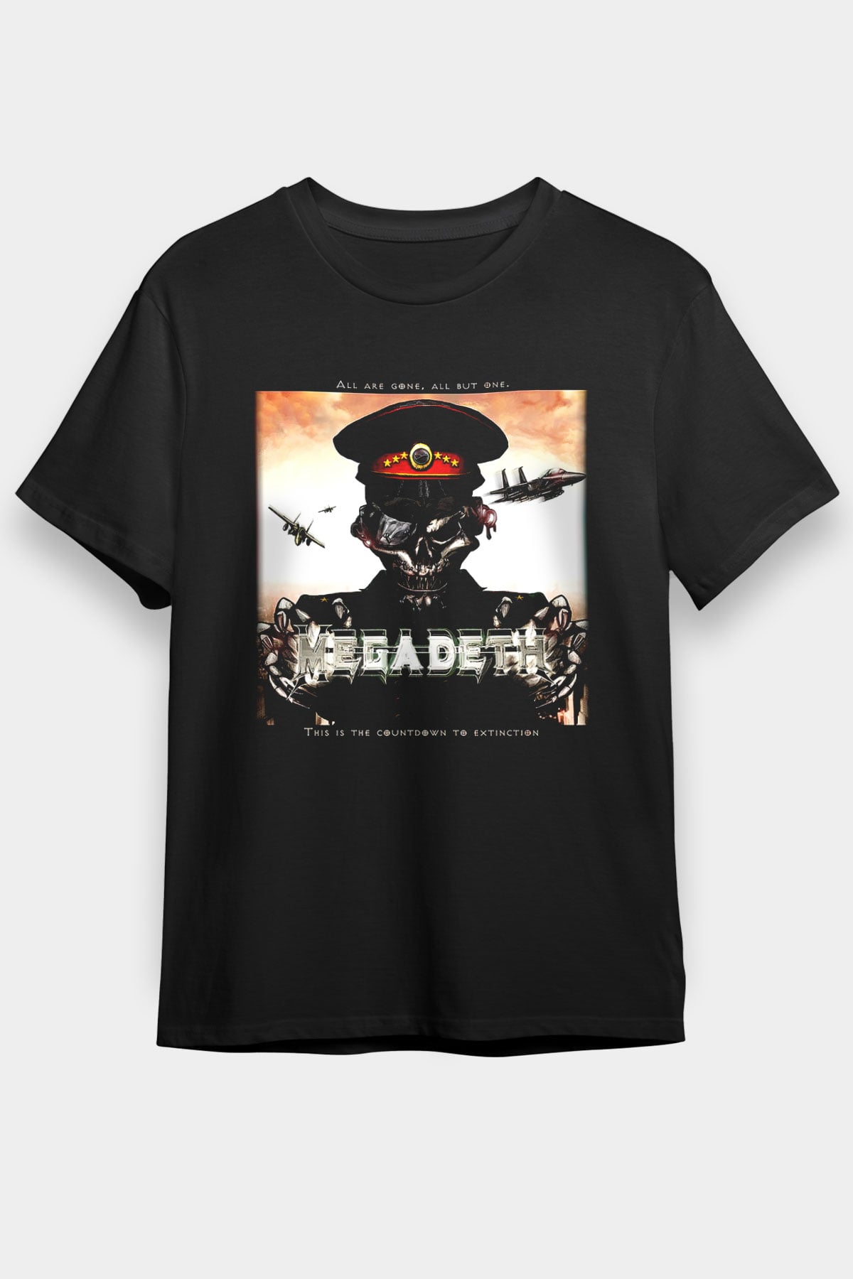 Megadeth Siyah Unisex Tişört T-Shirt - TişörtFabrikası
