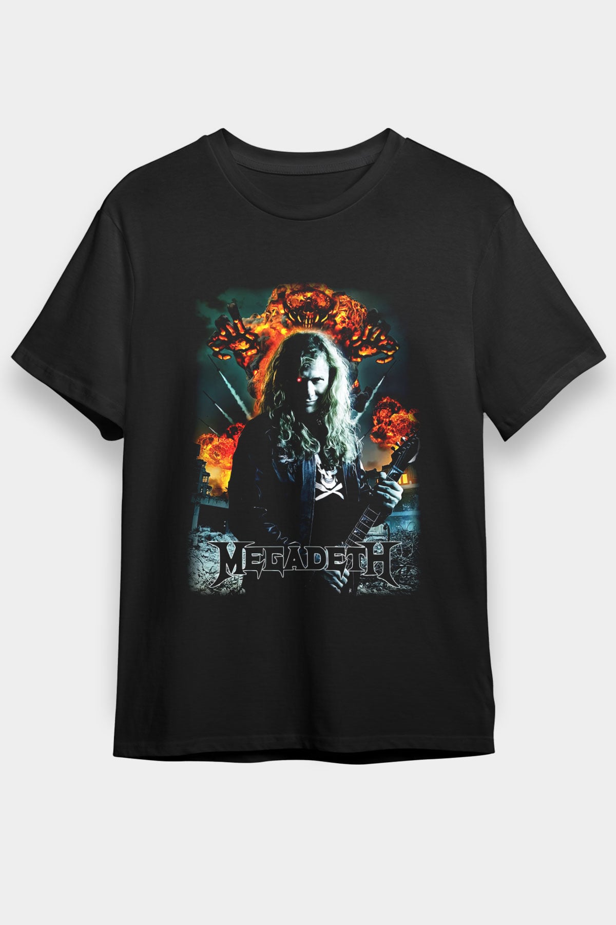 Megadeth Siyah Unisex Tişört T-Shirt - TişörtFabrikası