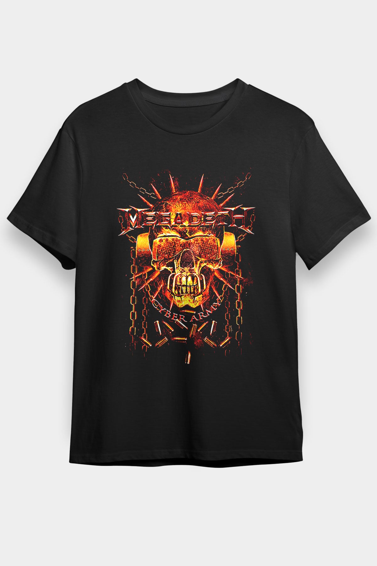Megadeth Siyah Unisex Tişört T-Shirt - TişörtFabrikası