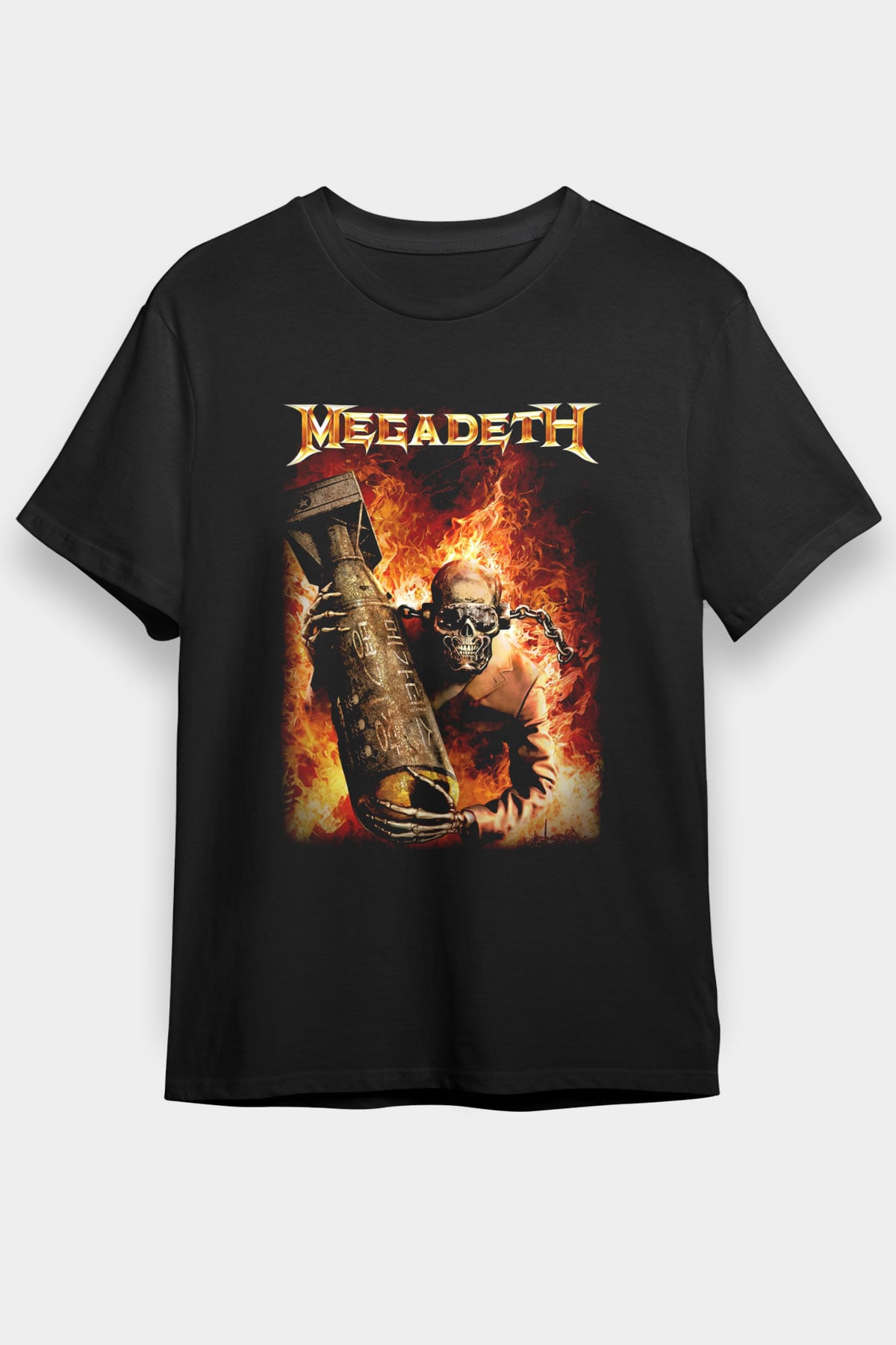 Megadeth Siyah Unisex Tişört T-Shirt - TişörtFabrikası