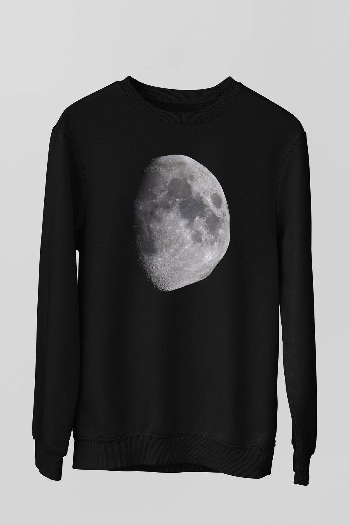 Merkür Siyah Unisex Sweatshirt