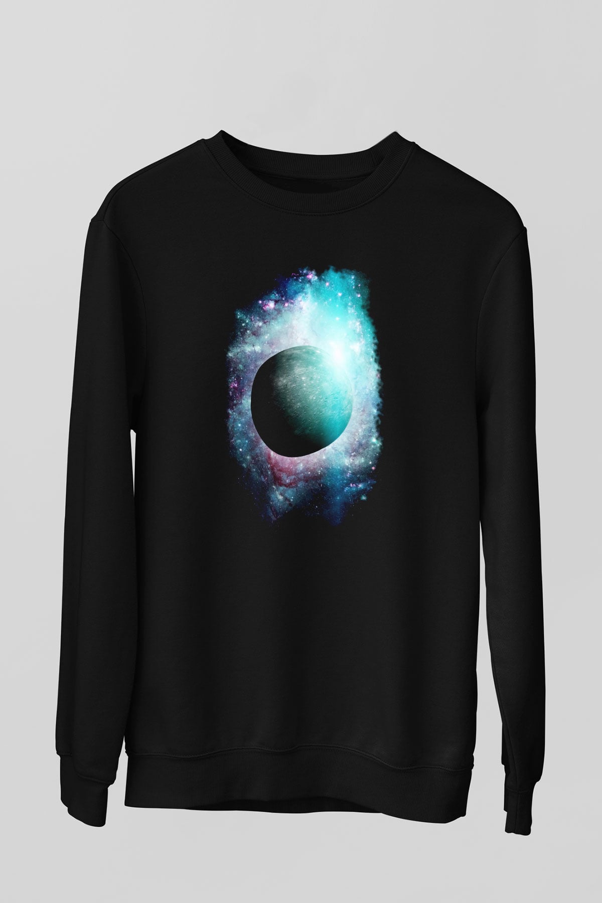 Merkür Siyah Unisex Sweatshirt