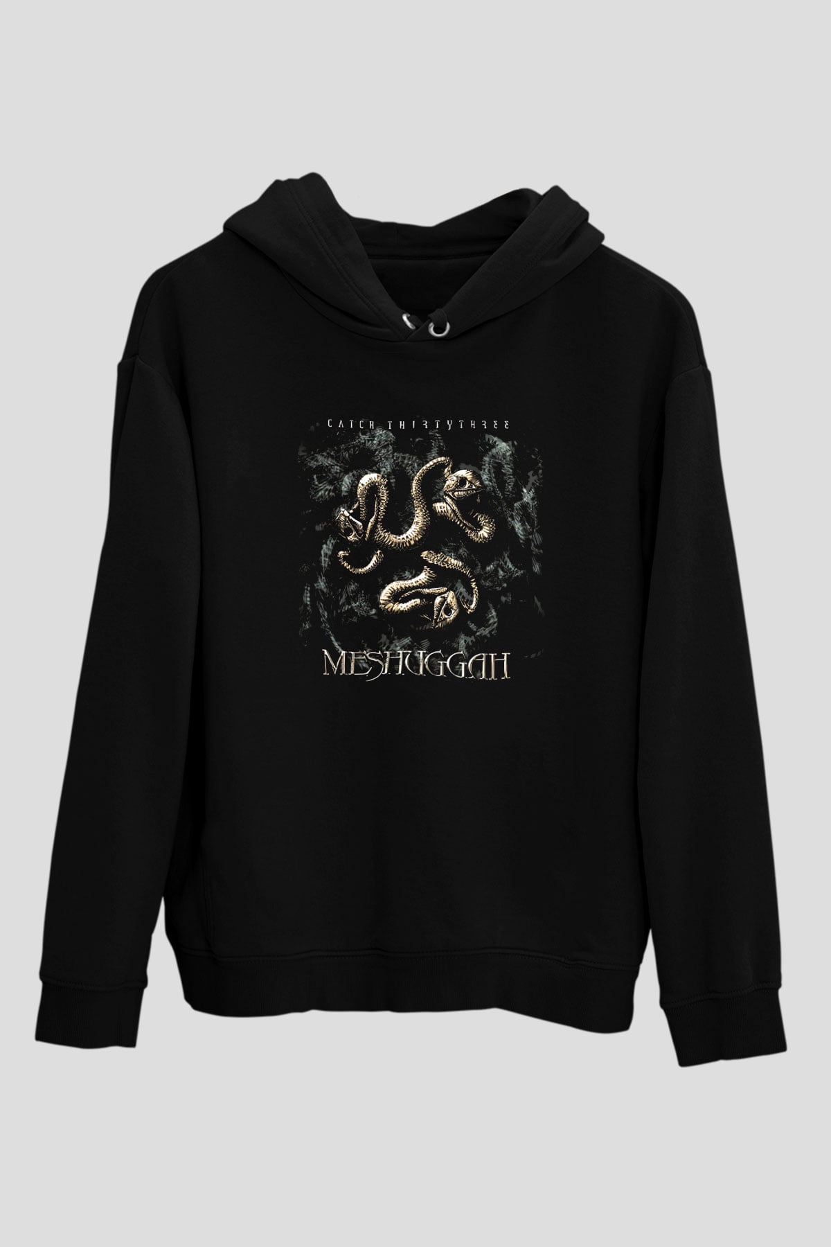 Meshuggah Siyah Unisex Hoodie