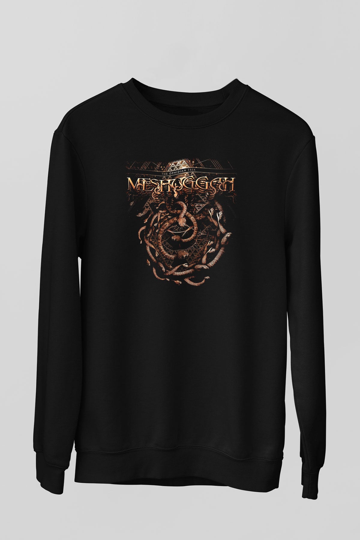 Meshuggah Siyah Unisex Sweatshirt