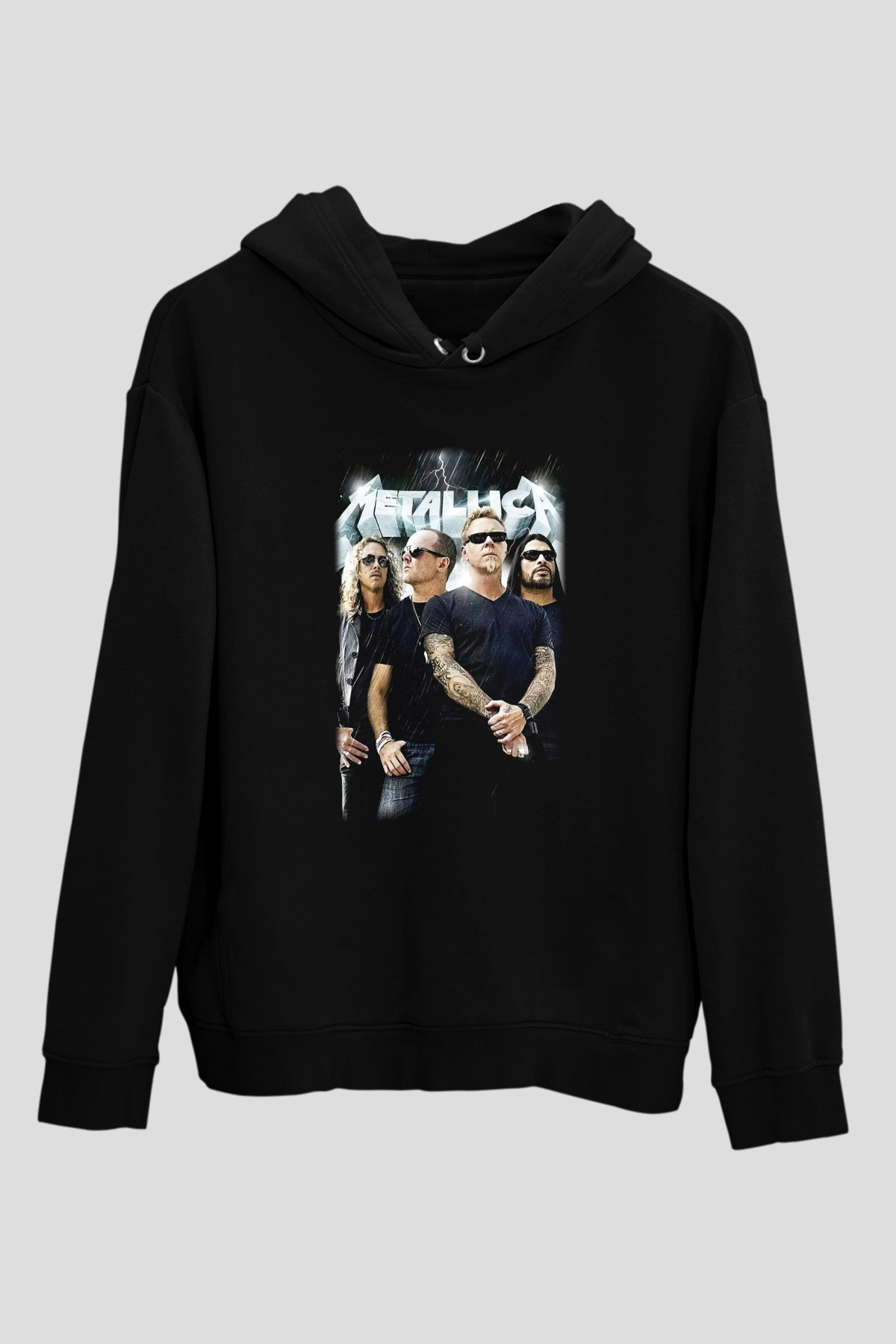 Metallica Group Siyah Unisex Hoodie