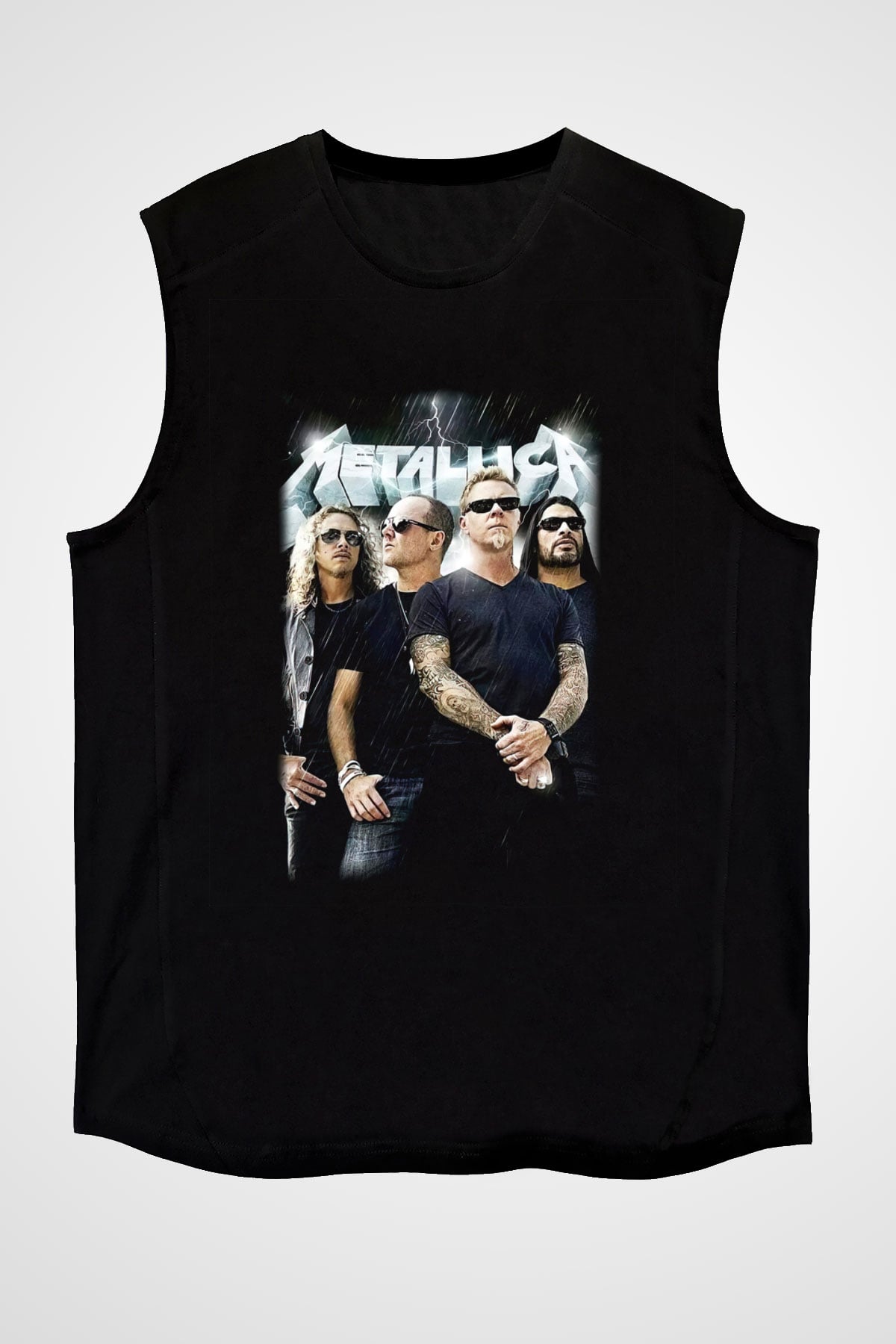 Metallica Group Siyah Unisex Kolsuz Tişört