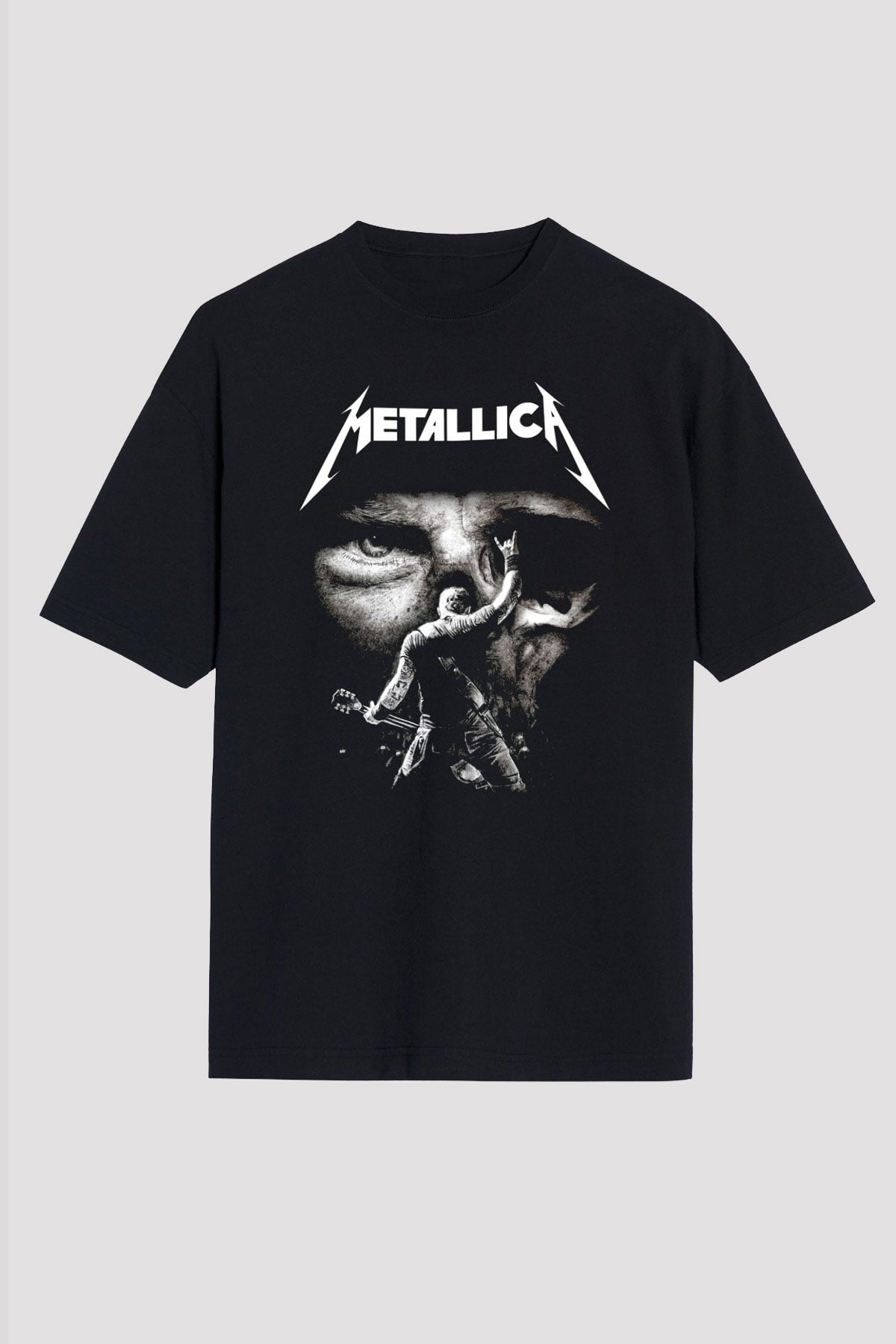 Metallica Group Siyah Unisex Tişört T-Shirt - TişörtFabrikası