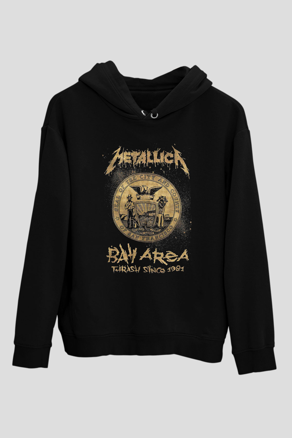 Metallica Siyah Unisex Hoodie