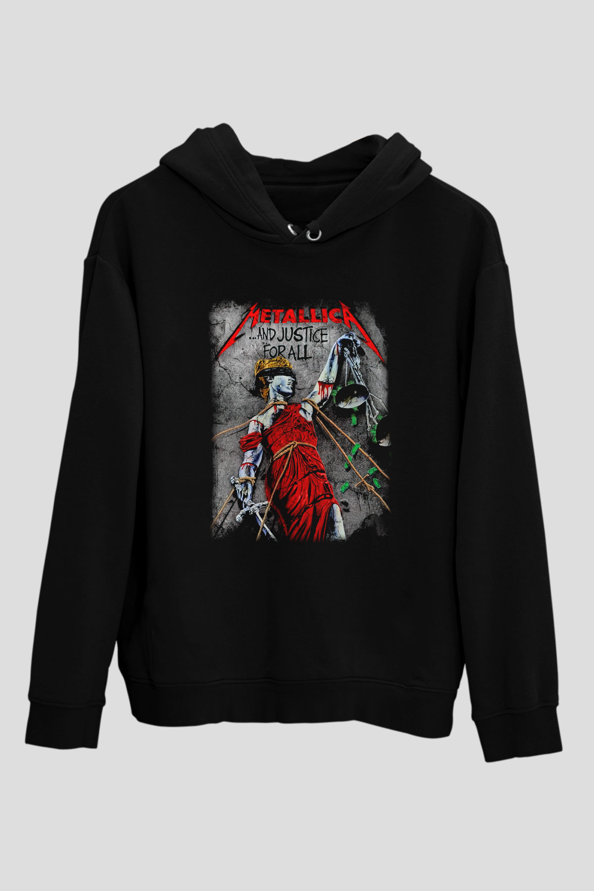 Metallica Siyah Unisex Hoodie