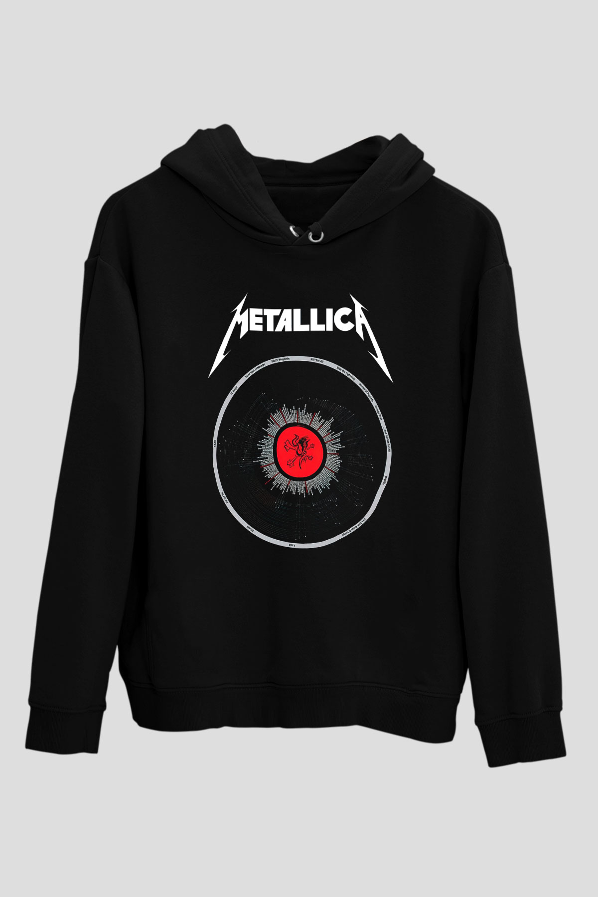 Metallica Siyah Unisex Hoodie