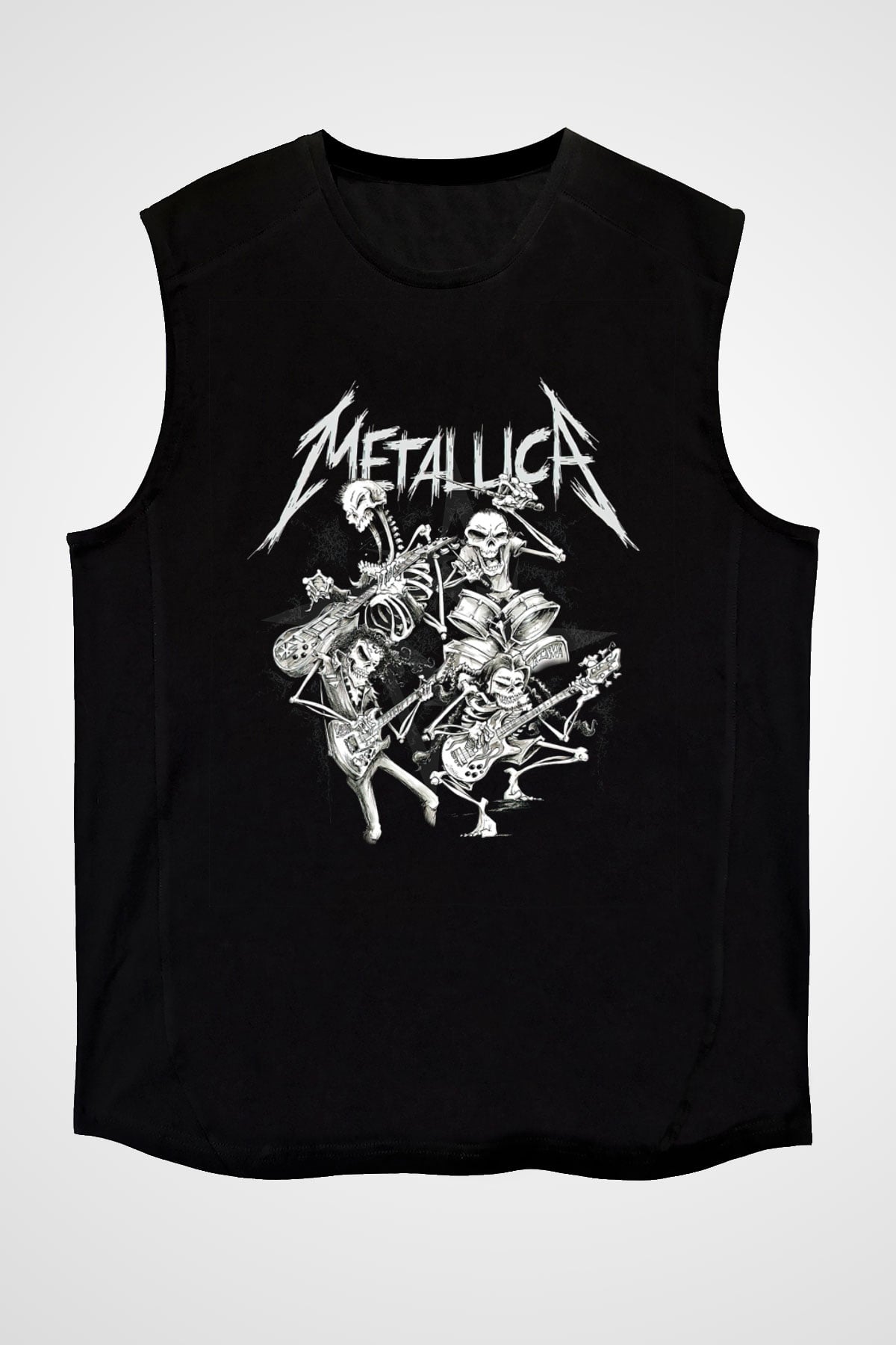 Metallica Siyah Unisex Kolsuz Tişört