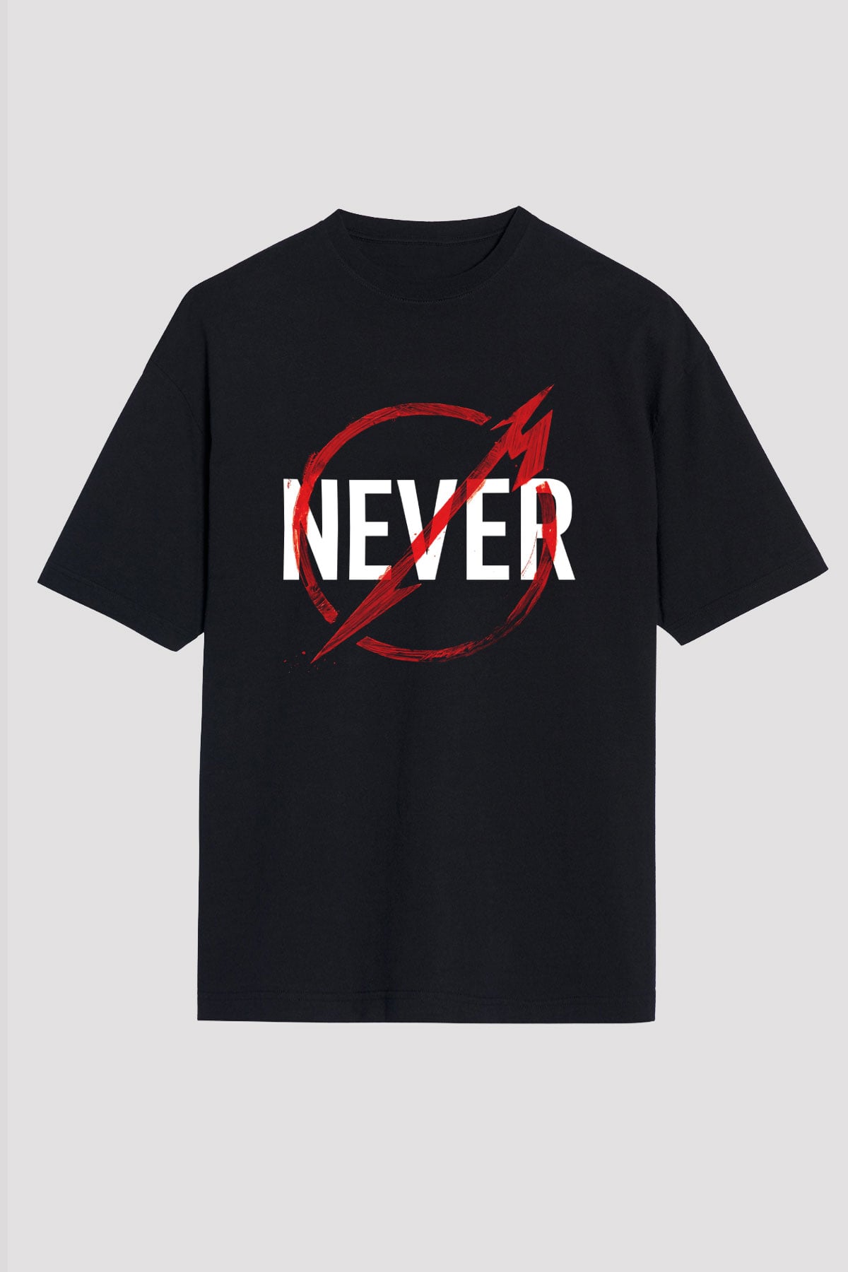 Metallica Siyah Unisex Oversize Tişört T-Shirt