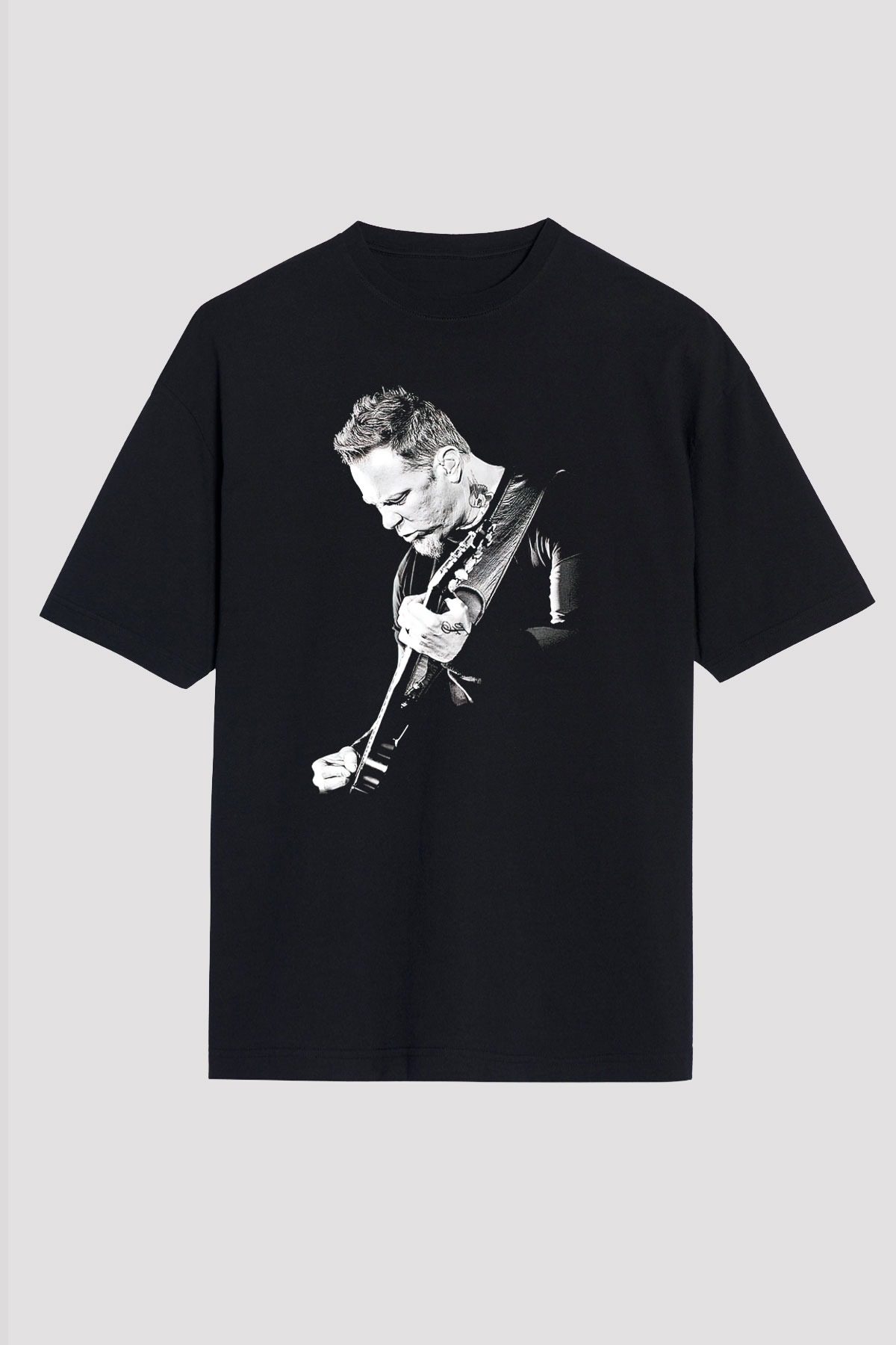 Metallica Siyah Unisex Oversize Tişört T-Shirt