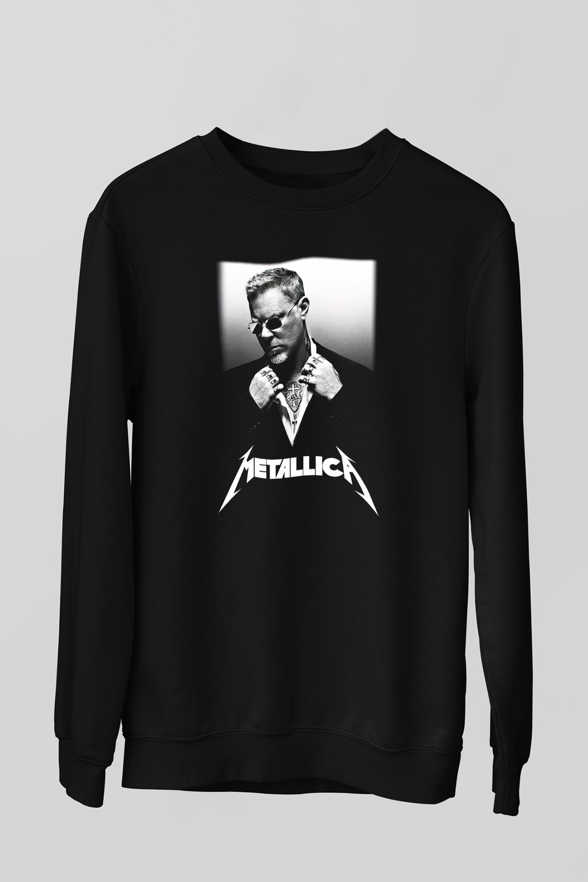 Metallica Siyah Unisex Sweatshirt