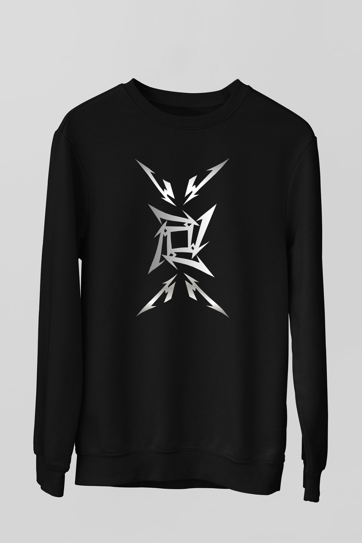 Metallica Siyah Unisex Sweatshirt