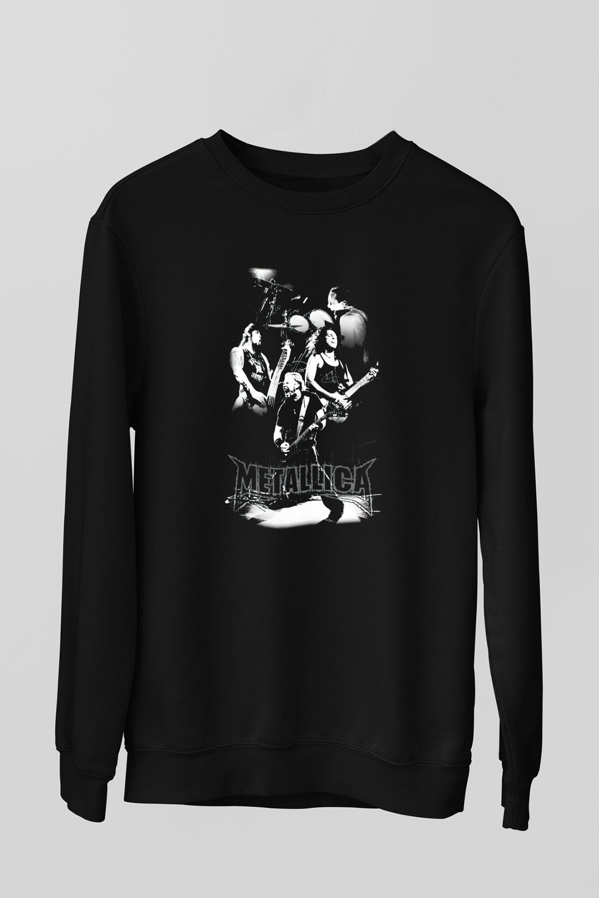 Metallica Siyah Unisex Sweatshirt