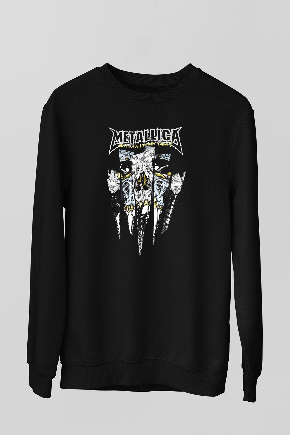 Metallica Siyah Unisex Sweatshirt