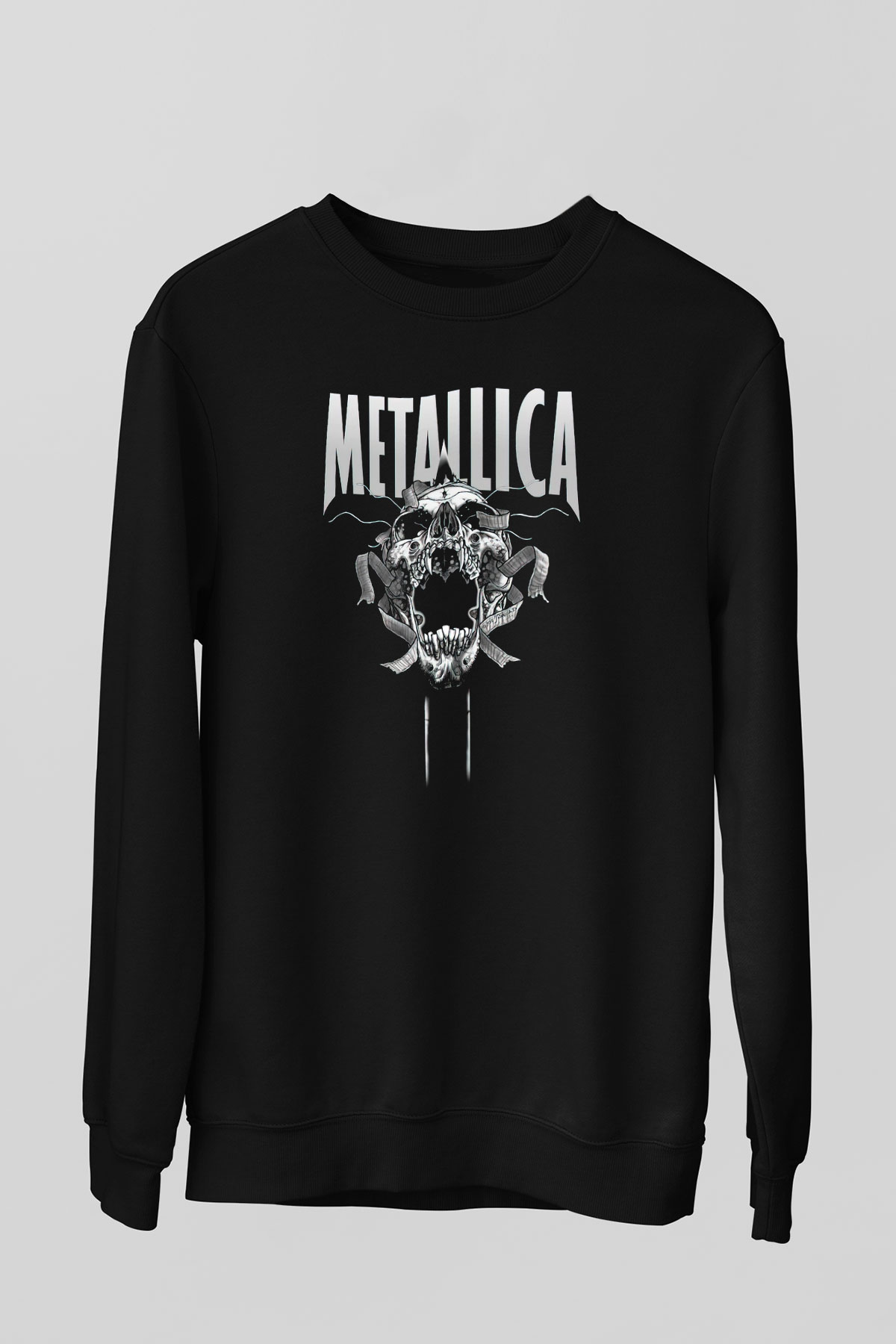 Metallica Siyah Unisex Sweatshirt