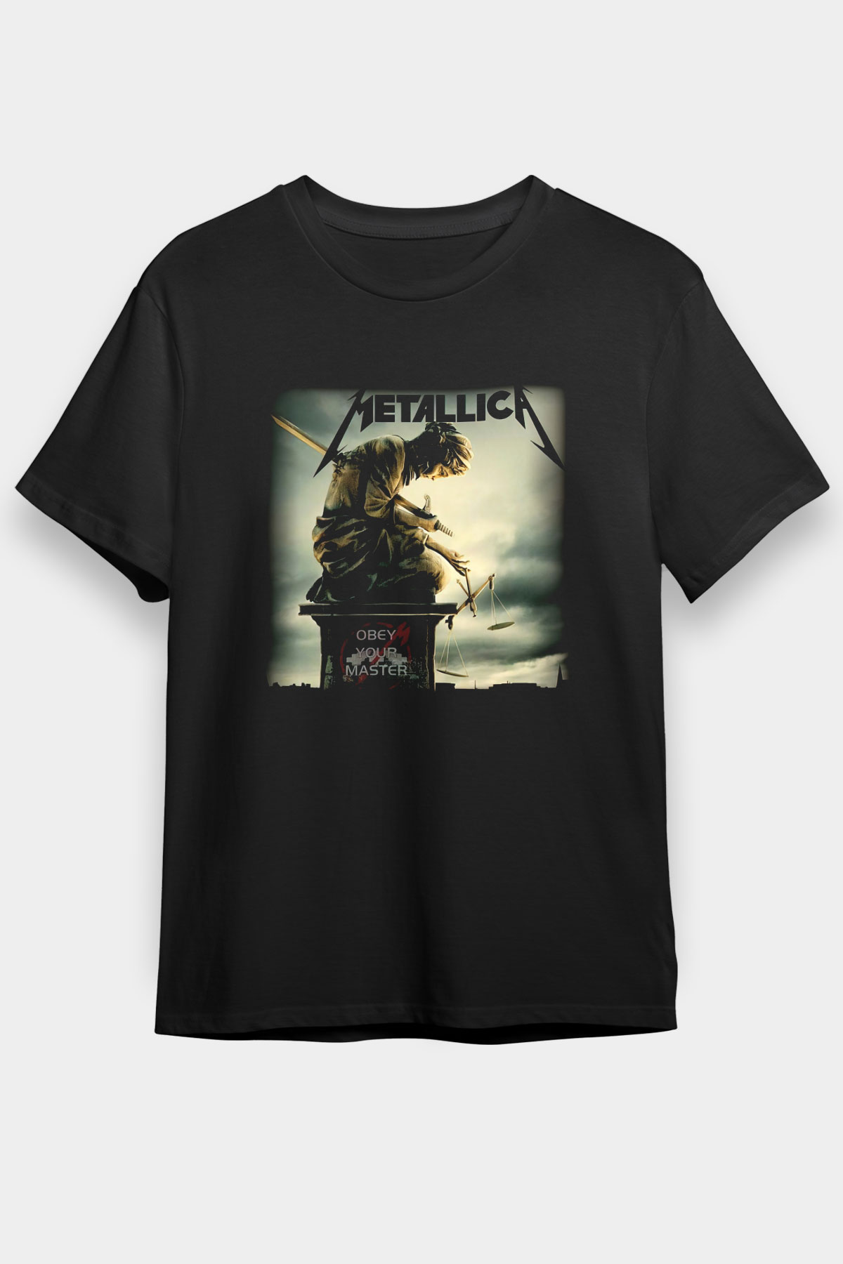 Metallica Siyah Unisex Tişört T-Shirt - TişörtFabrikası