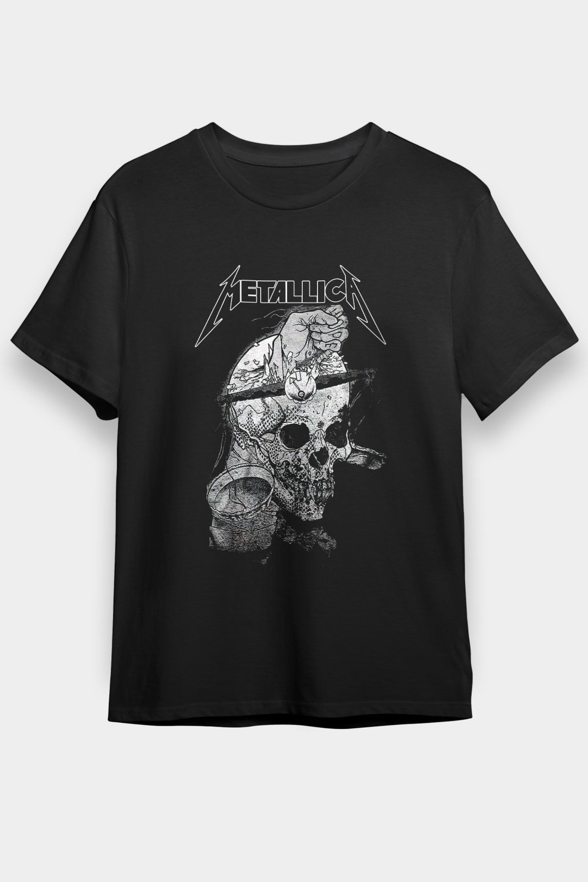 Metallica Siyah Unisex Tişört T-Shirt - TişörtFabrikası