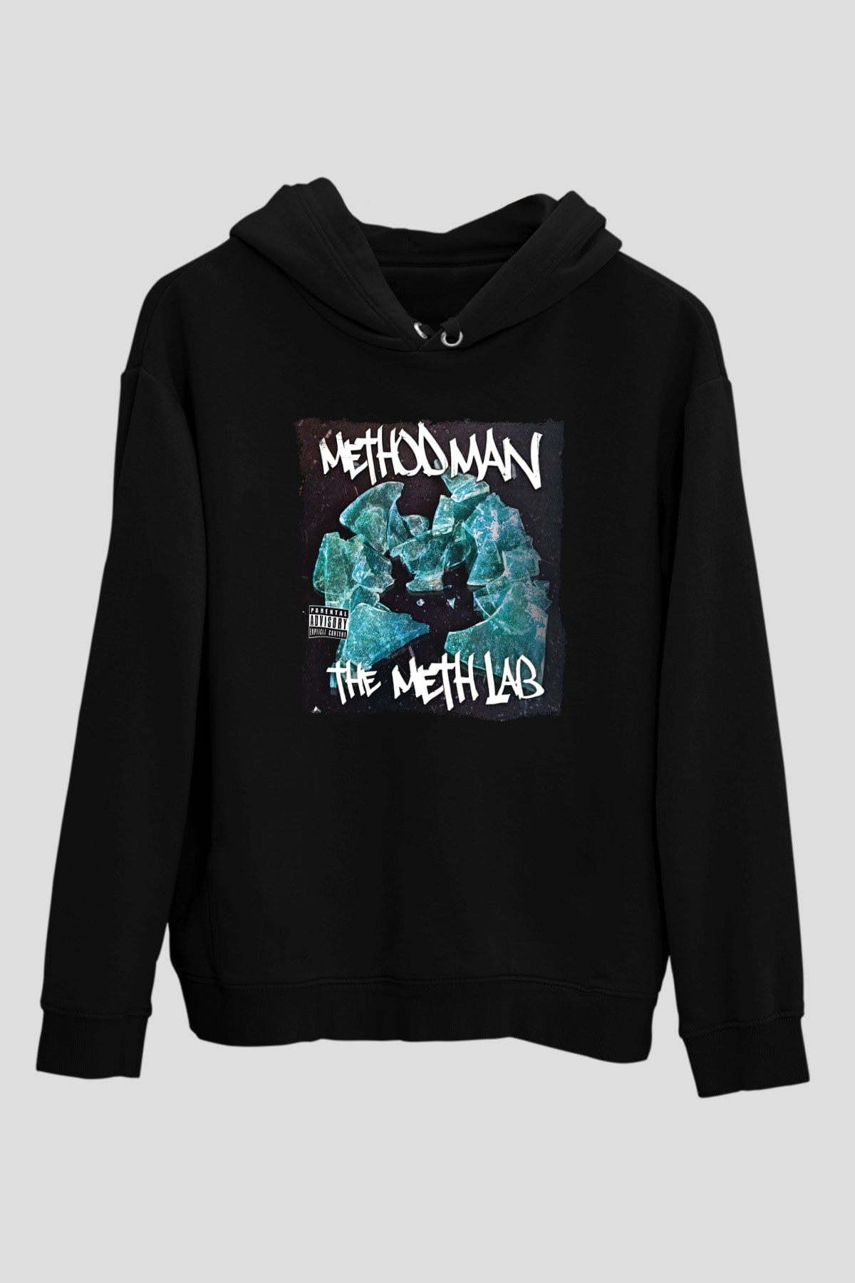 Method Man Siyah Unisex Kapüşonlu Sweatshirt