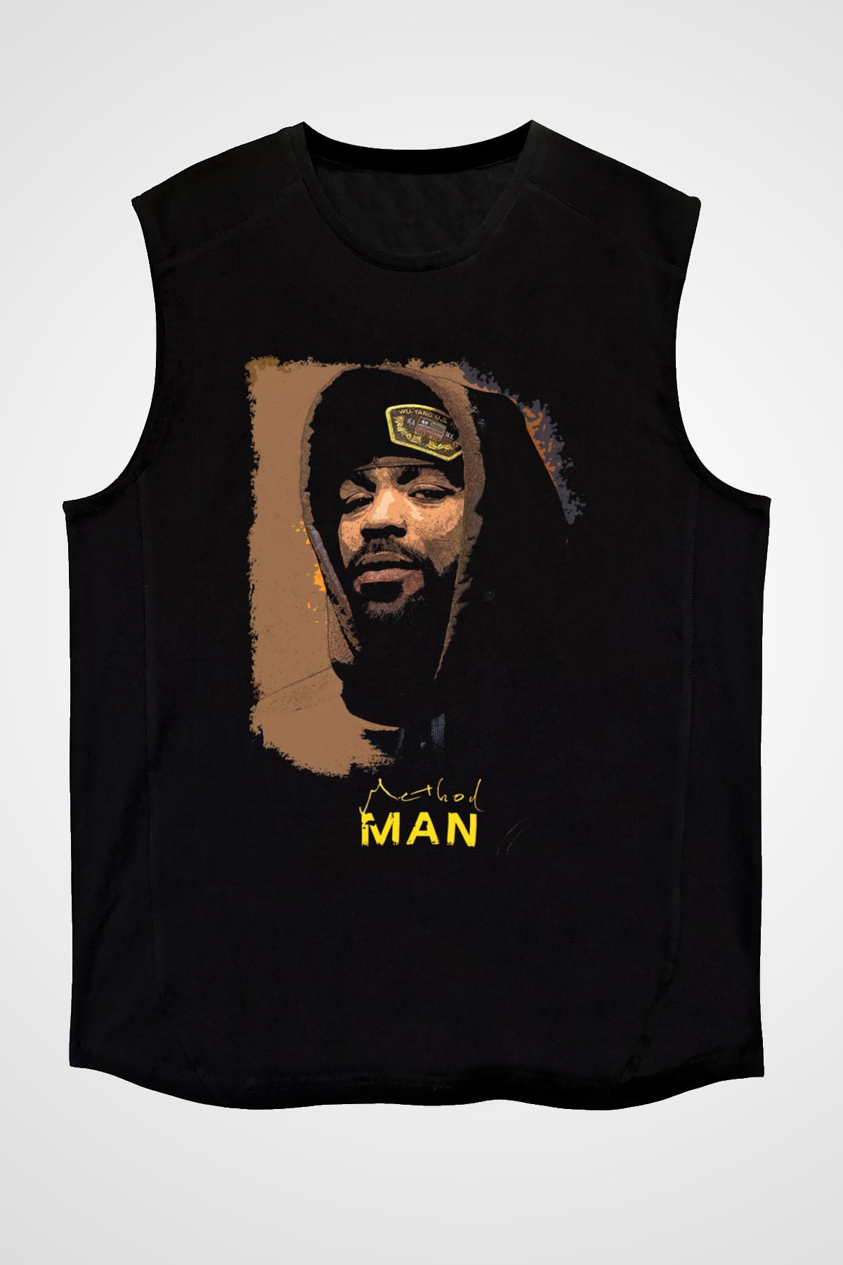 Method Man Siyah Unisex Kolsuz Tişört
