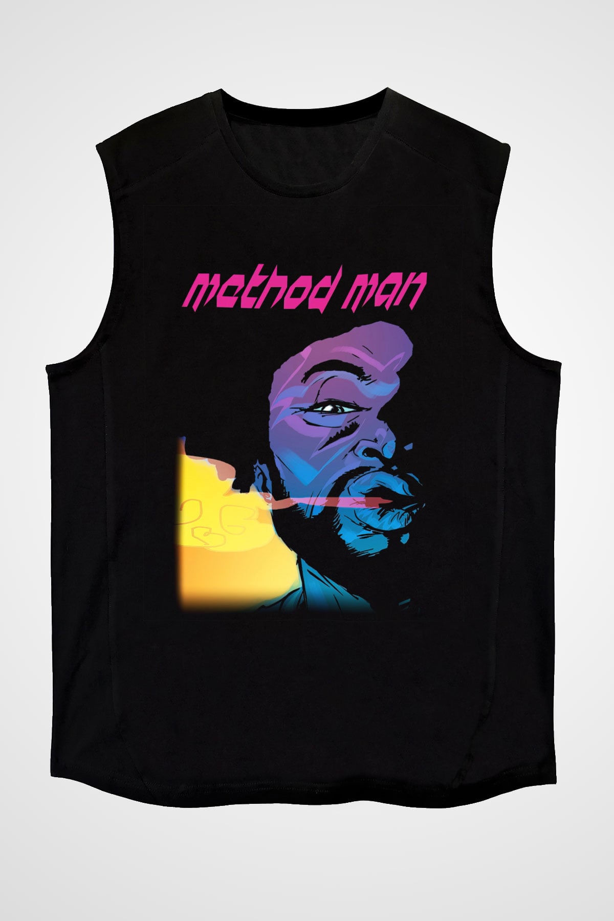 Method Man Siyah Unisex Kolsuz Tişört