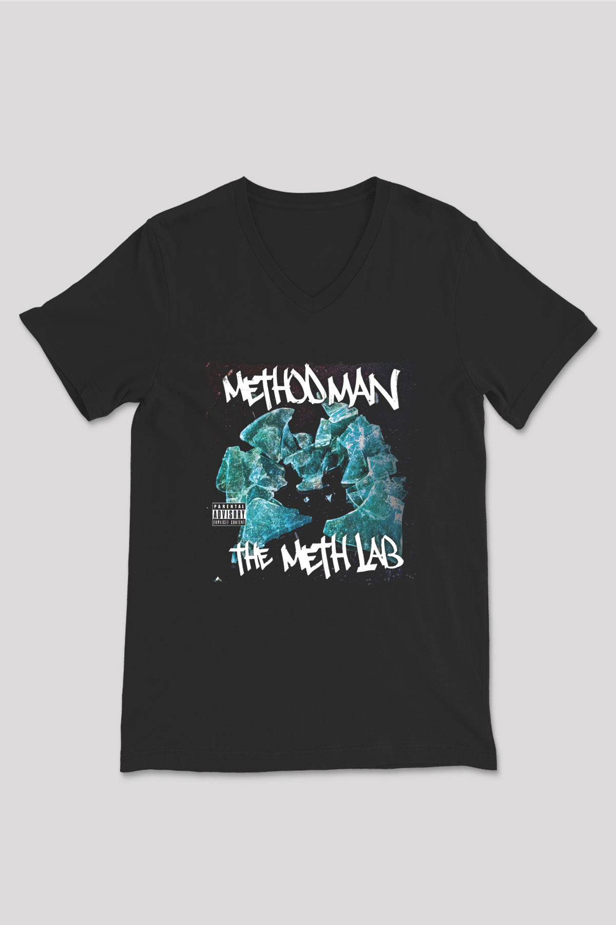 Method Man Siyah Unisex V Yaka Tişört