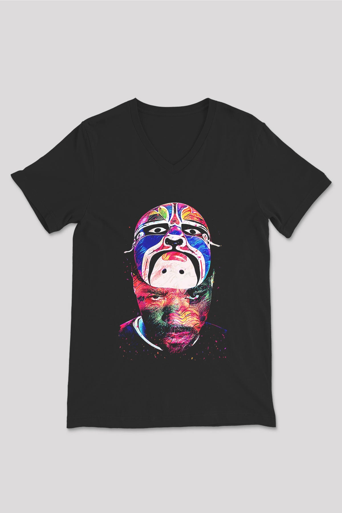 Method Man Siyah Unisex V Yaka Tişört