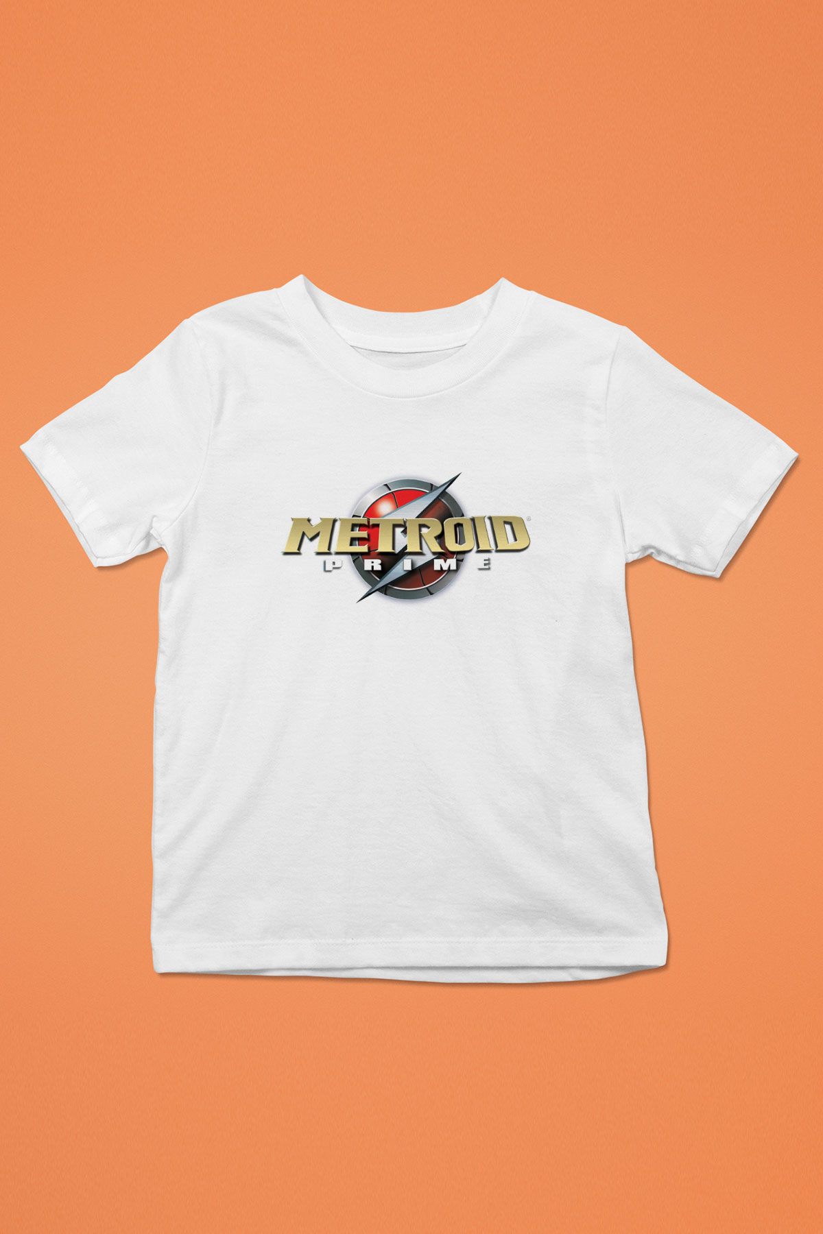 Metroid Prime Beyaz Unisex Çocuk Tişört