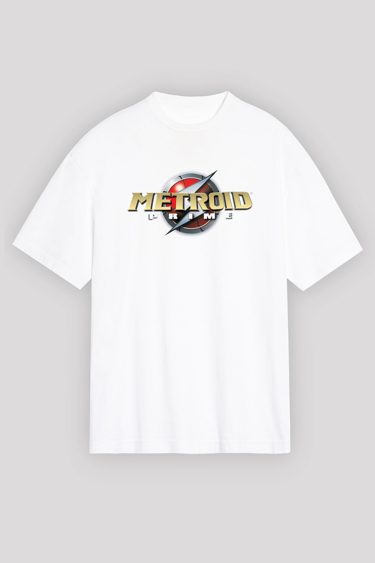 Metroid Prime Beyaz Unisex Tişört T-Shirt