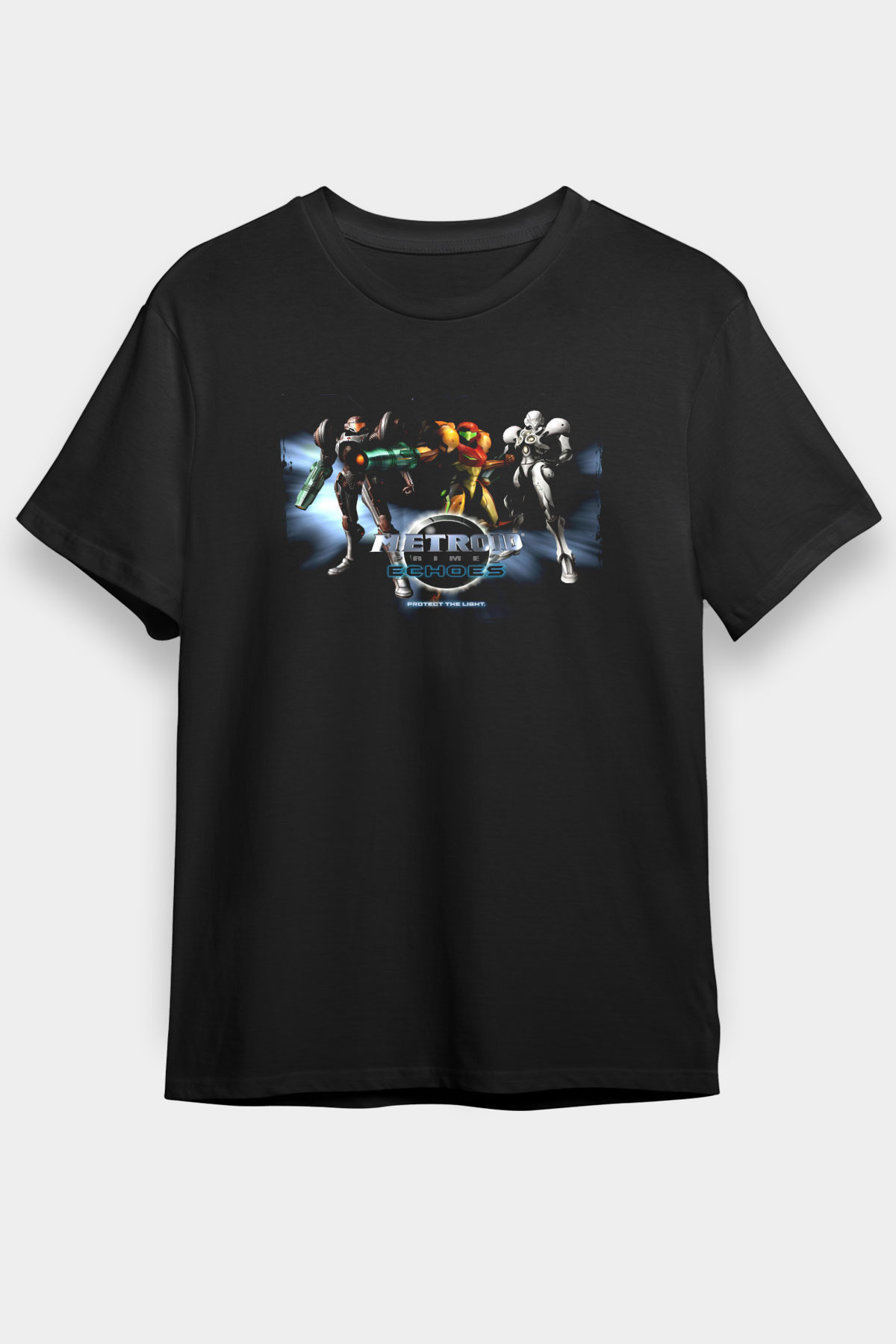 Metroid Prime Siyah Unisex Tişört T-Shirt
