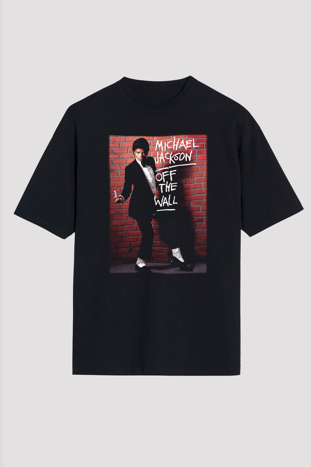 Michael Jackson Siyah Unisex Oversize Tişört T-Shirt