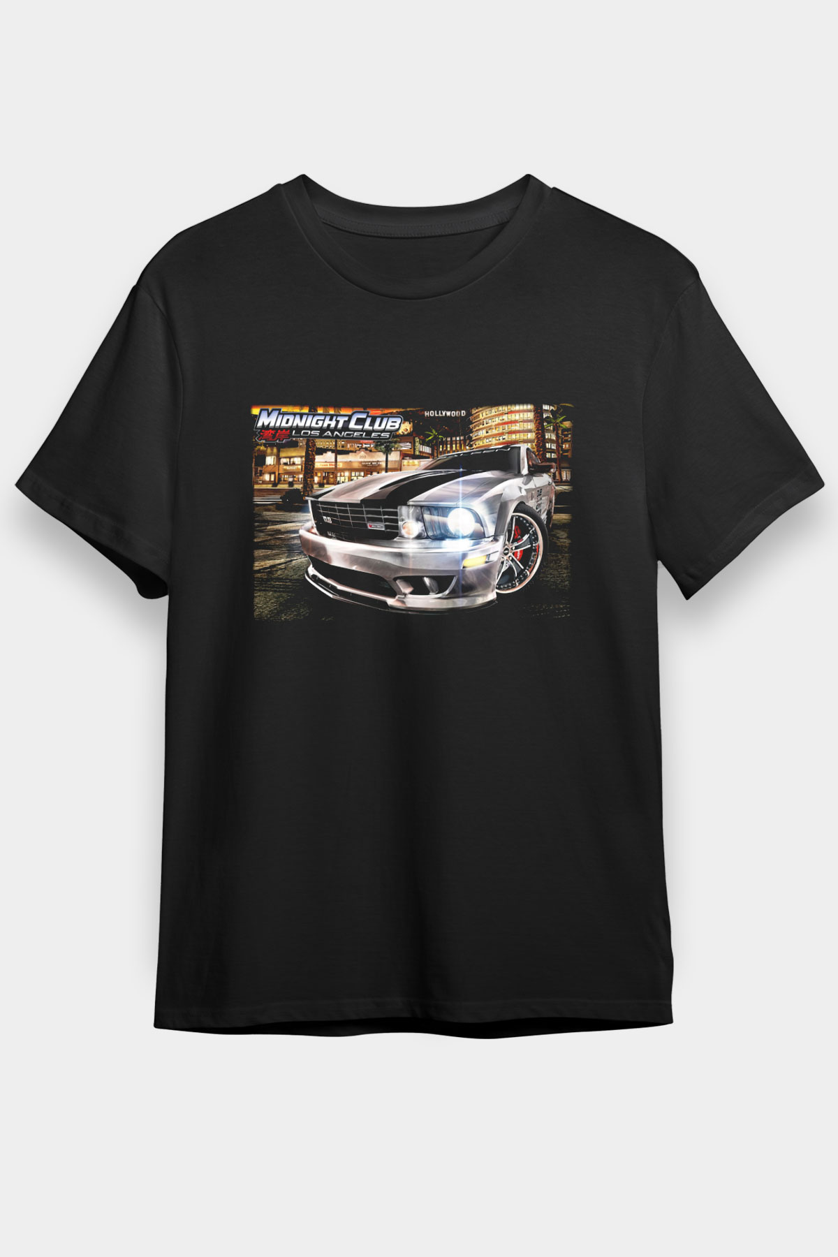 Midnight Club Siyah Unisex Tişört T-Shirt