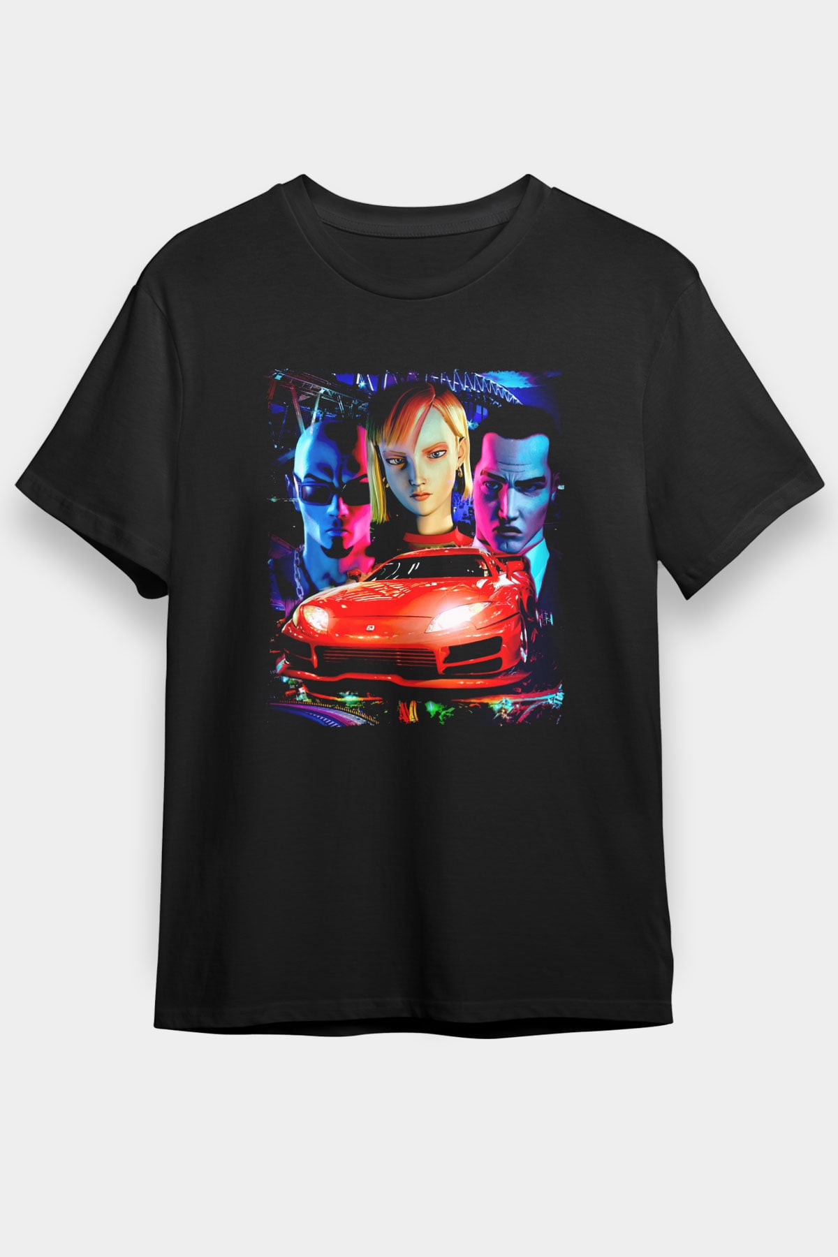 Midnight Club Siyah Unisex Tişört T-Shirt