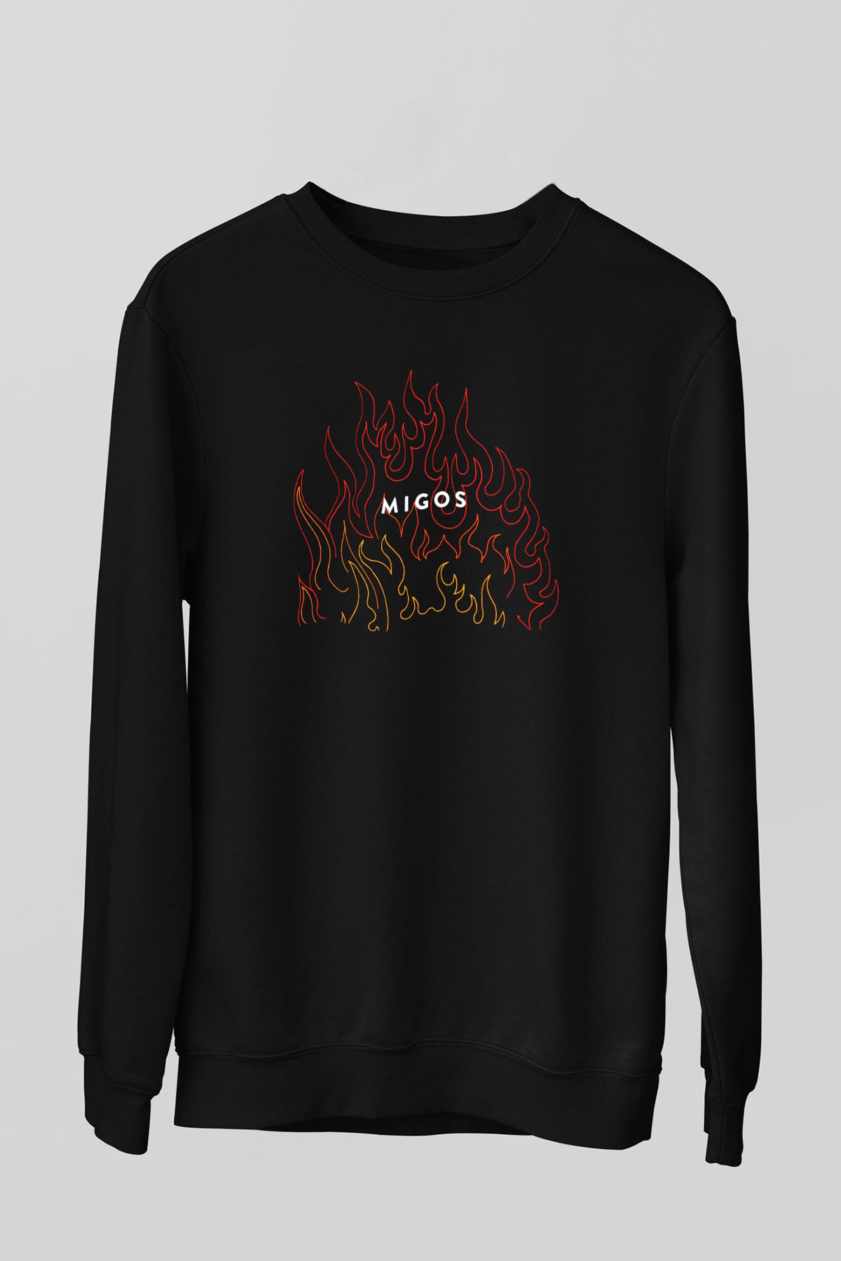 Migos Siyah Unisex Sweatshirt