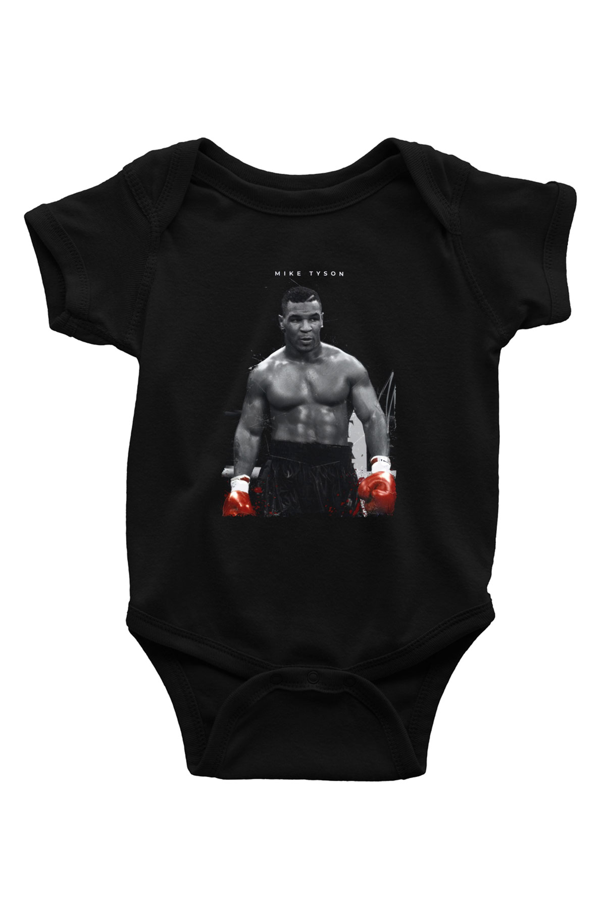 Mike Tyson Siyah Bebek Body - Zıbın