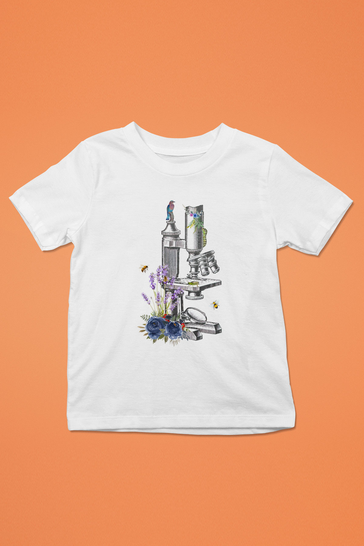 Mikrobiyolog Beyaz Unisex Çocuk Tişört