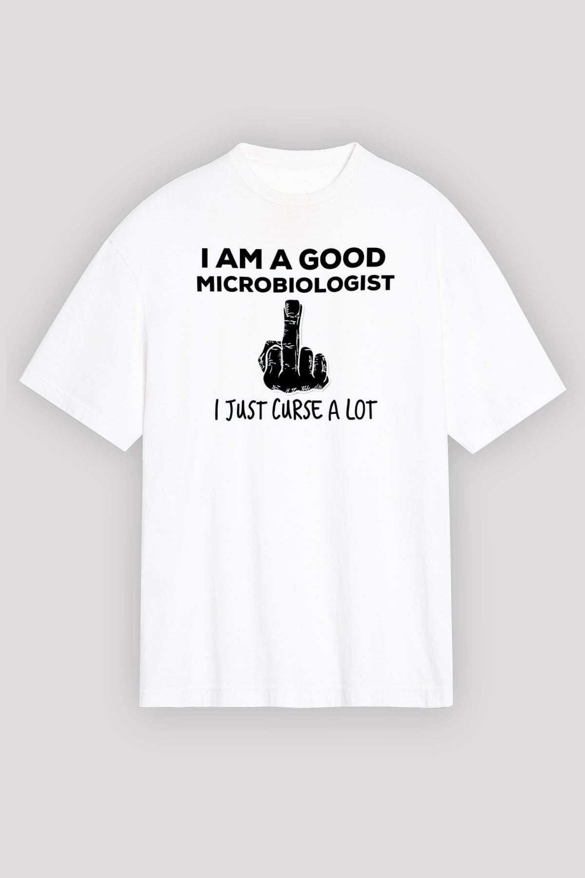 Mikrobiyolog Beyaz Unisex Tişört T-Shirt - TişörtFabrikası