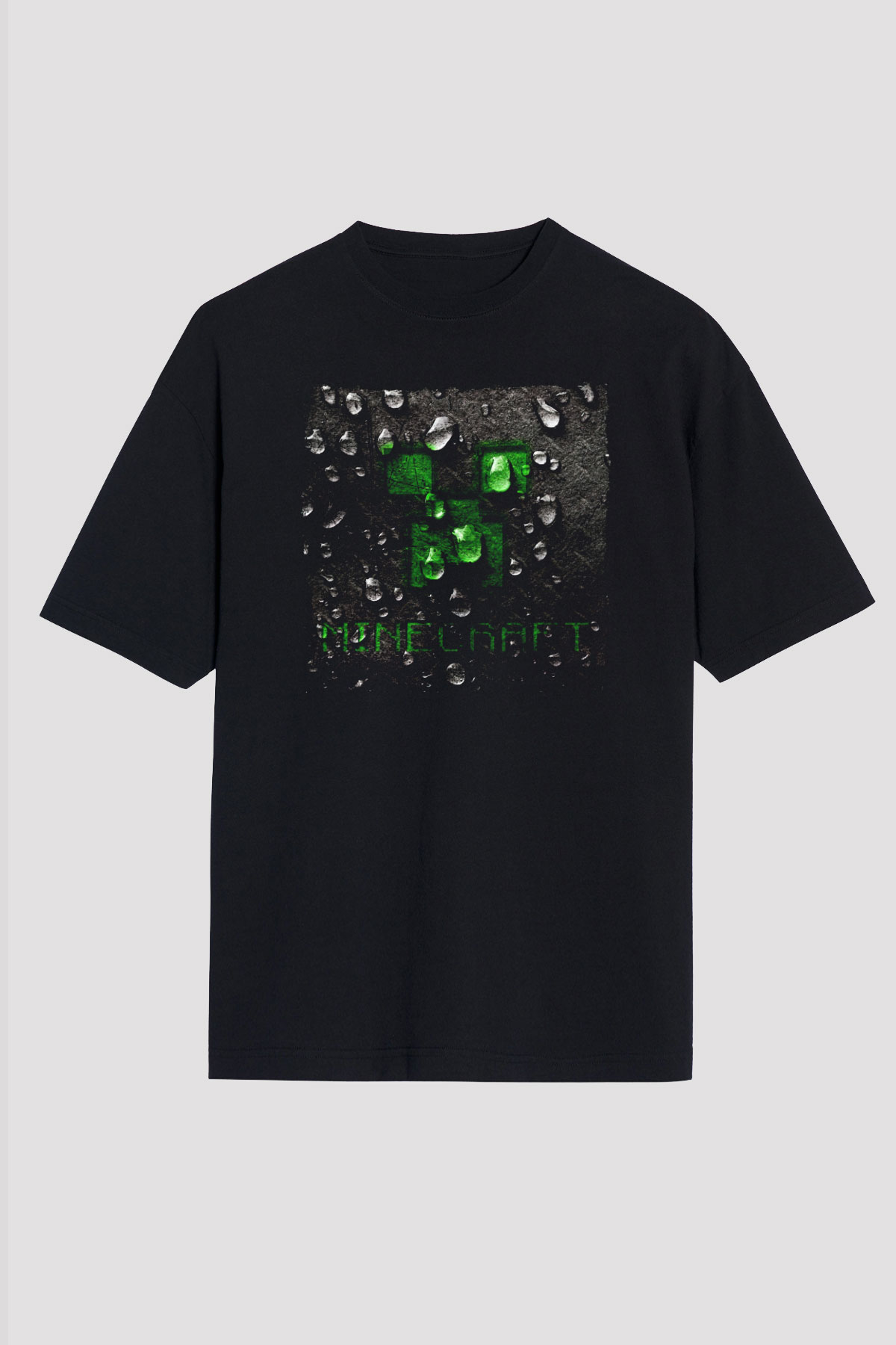 Minecraft Siyah Unisex Tişört