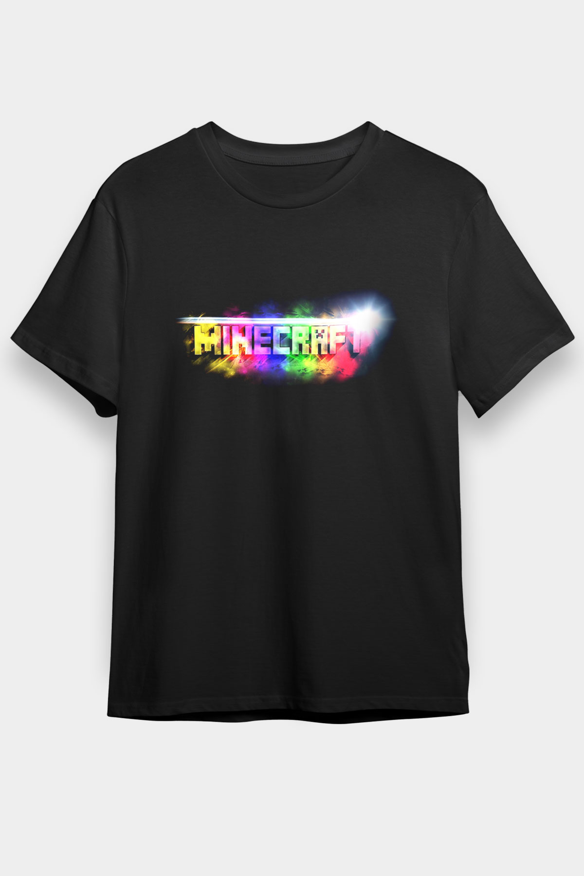 Minecraft Siyah Unisex Tişört