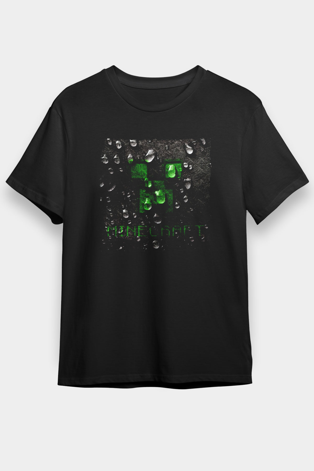 Minecraft Siyah Unisex Tişört