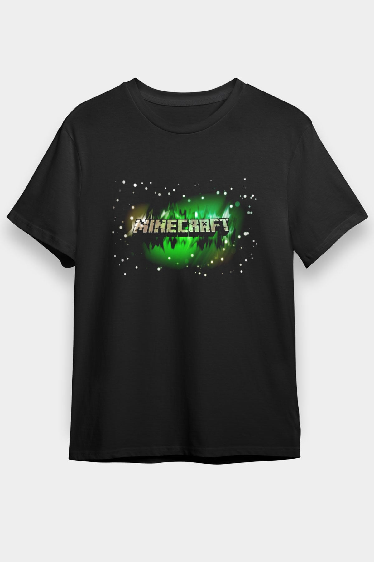 Minecraft Siyah Unisex Tişört T-Shirt