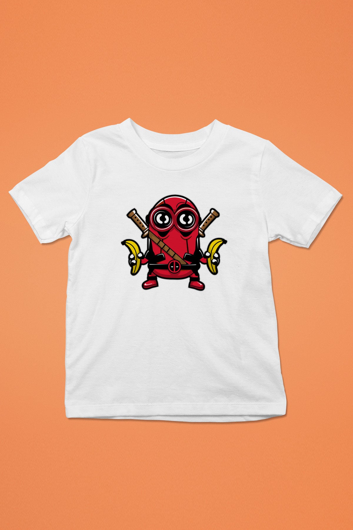 Minionpool Baskılı Beyaz Unisex Çocuk Tişört