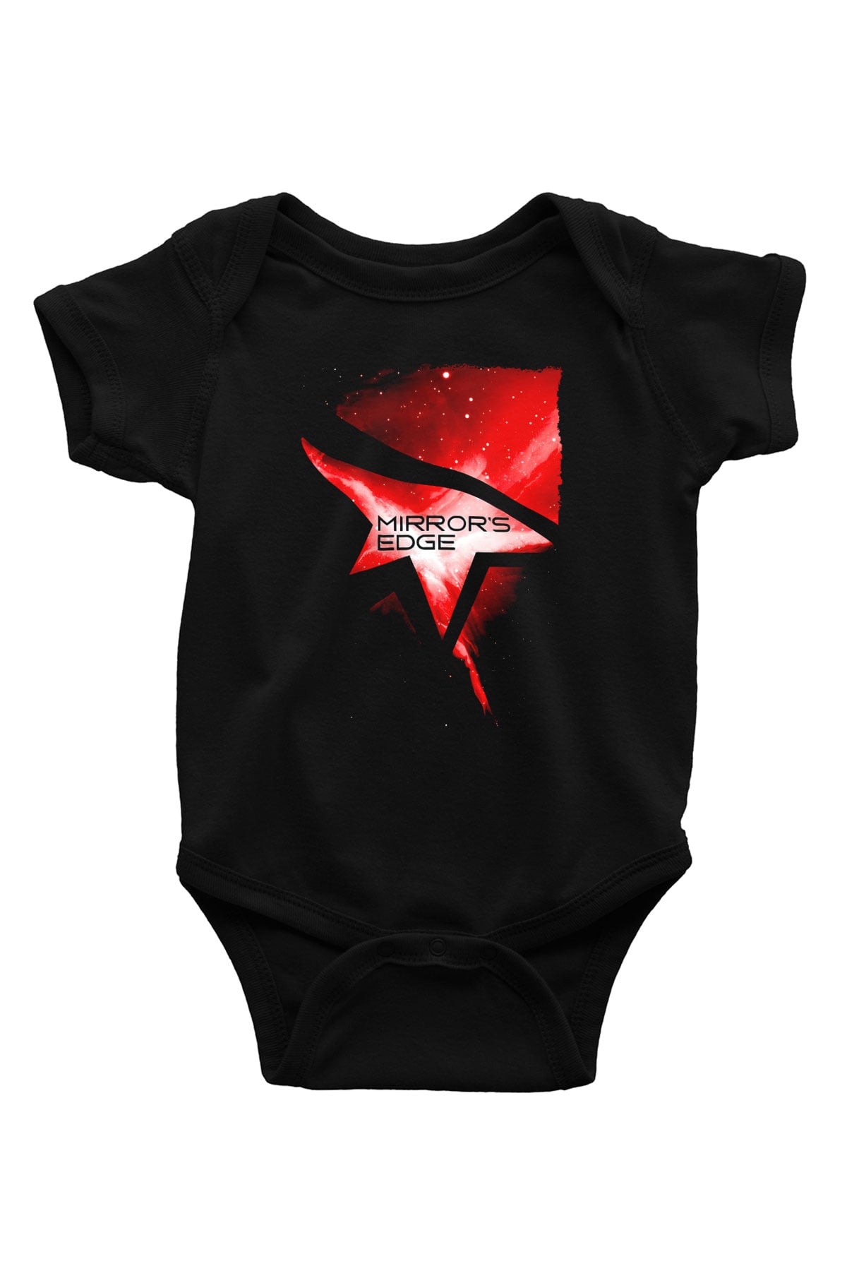 Mirror's Edge Siyah Bebek Body - Zıbın