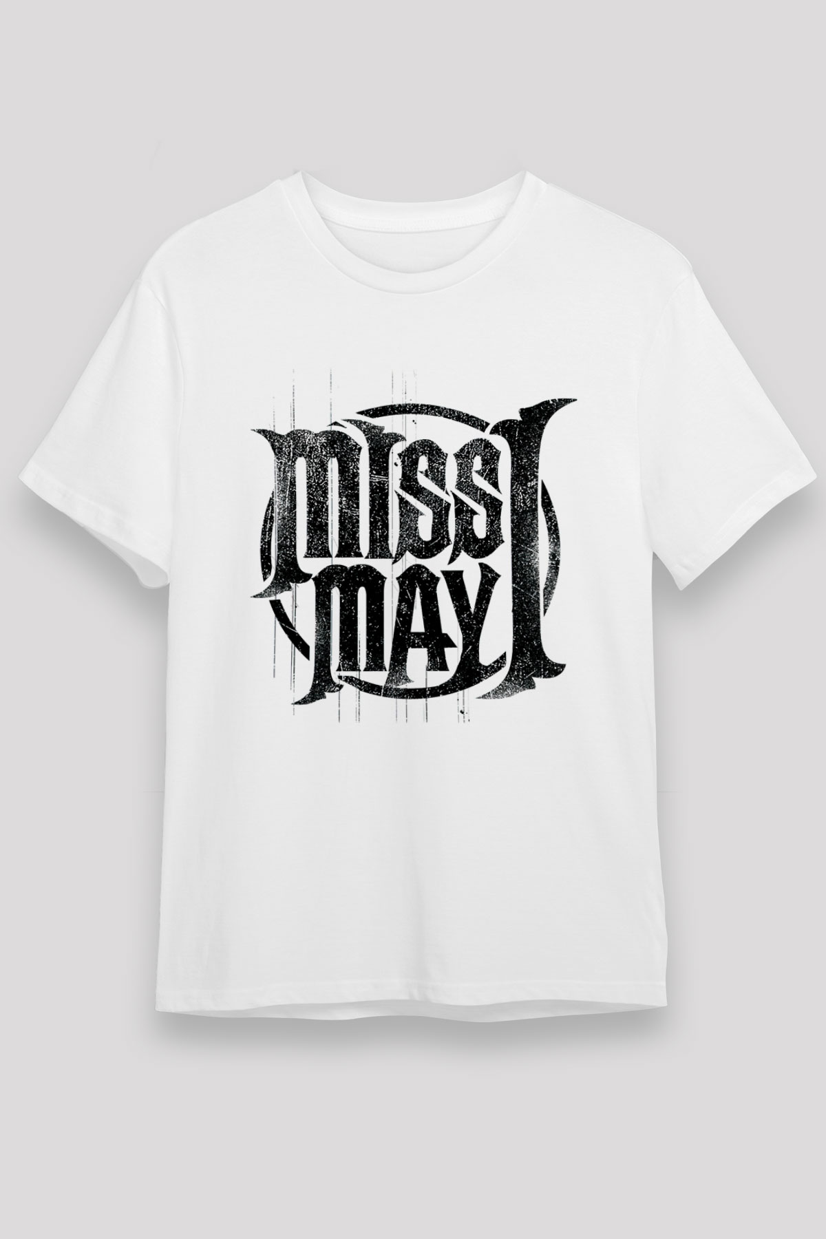 Miss May I Beyaz Unisex Tişört T-Shirt - TişörtFabrikası