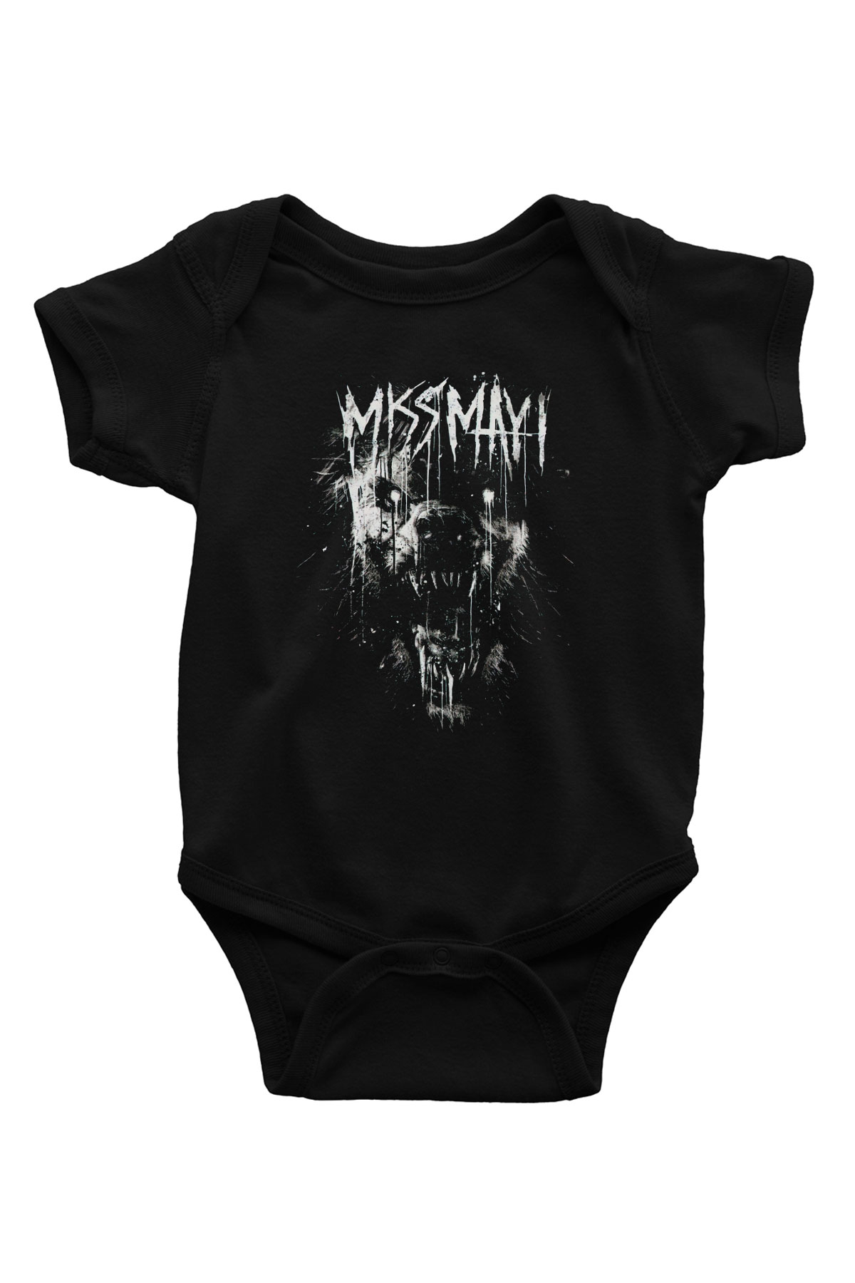 Miss May I Siyah Bebek Body - Zıbın