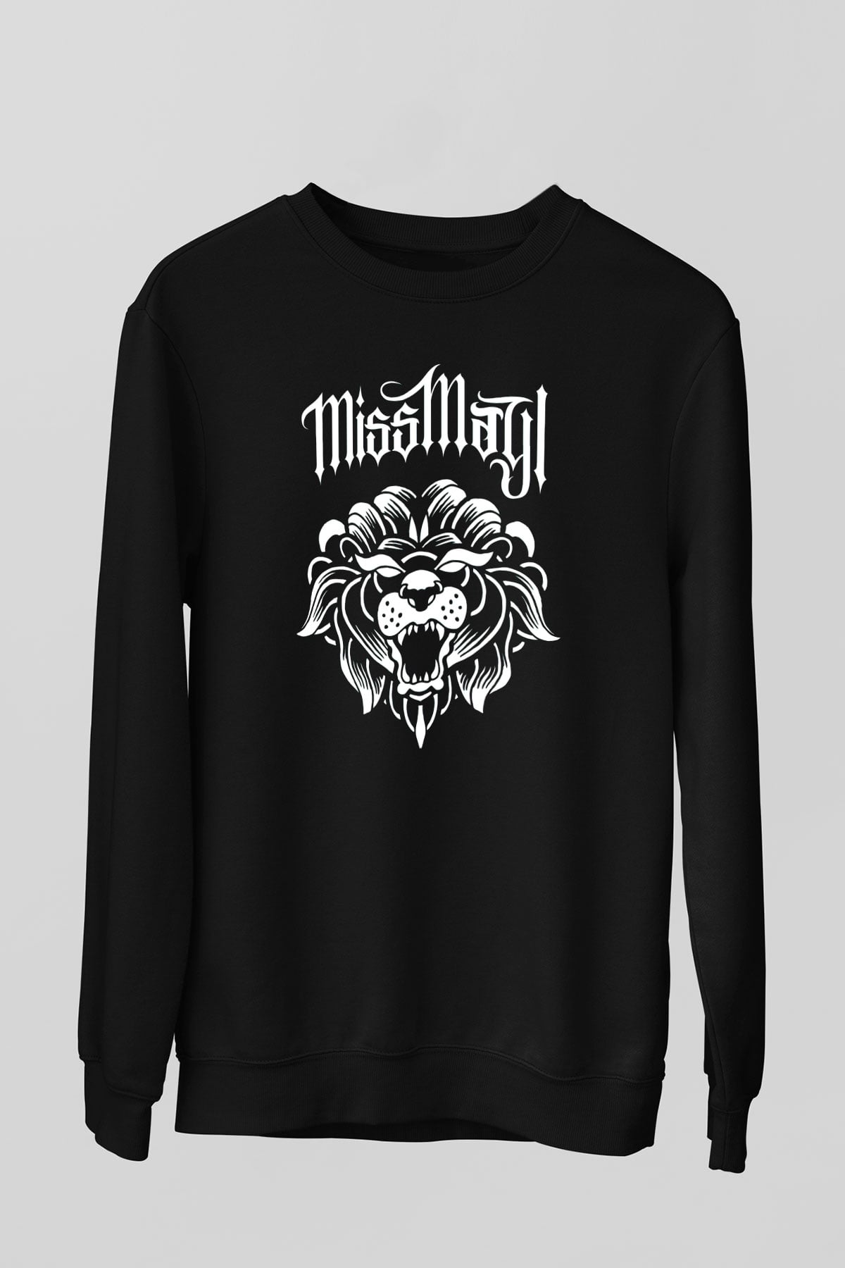 Miss May I Siyah Unisex Sweatshirt