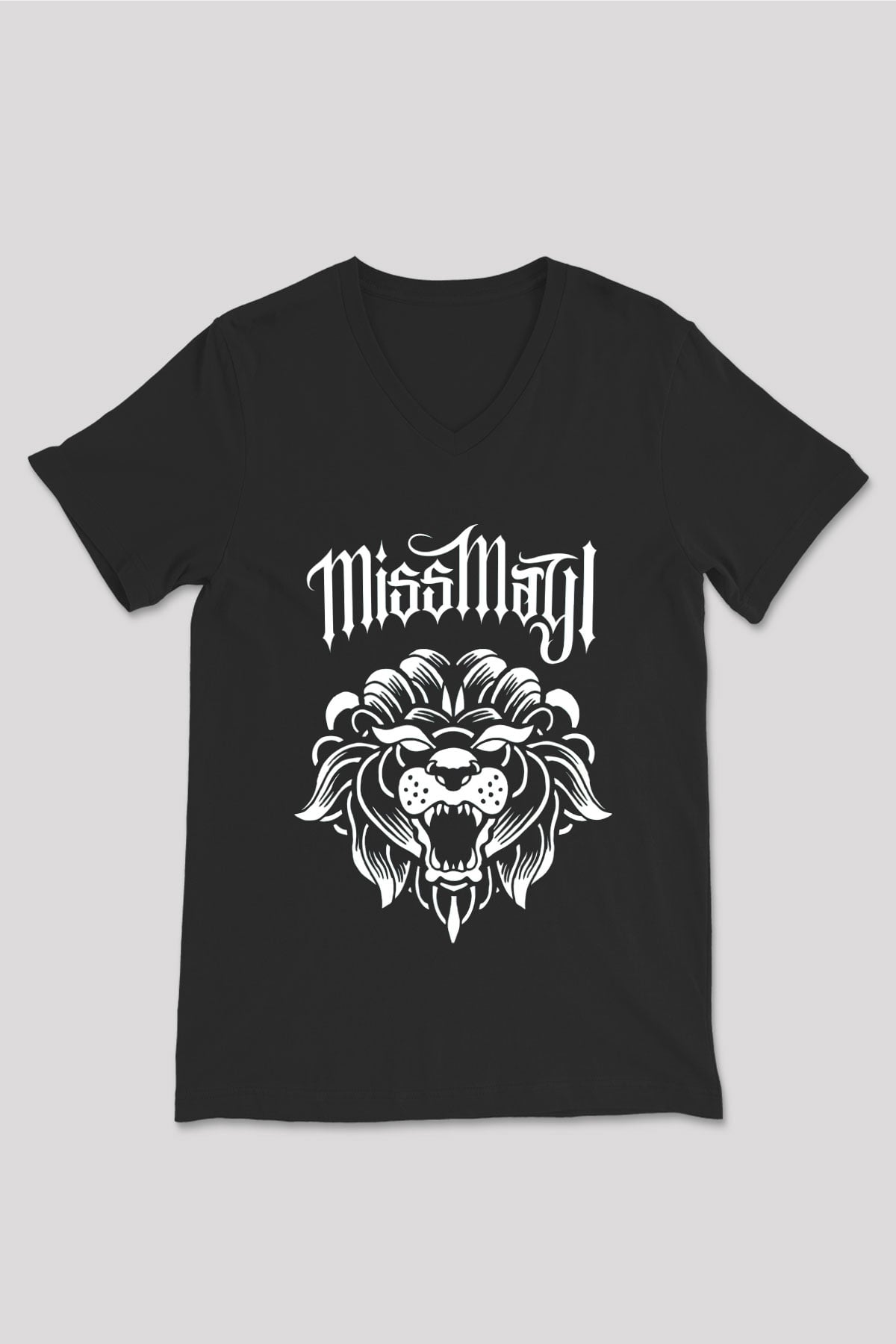 Miss May I Siyah Unisex V Yaka Tişört
